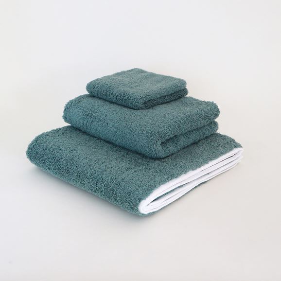 MUJI IDÉE Repos Face Towel - Sage Green - Image 4