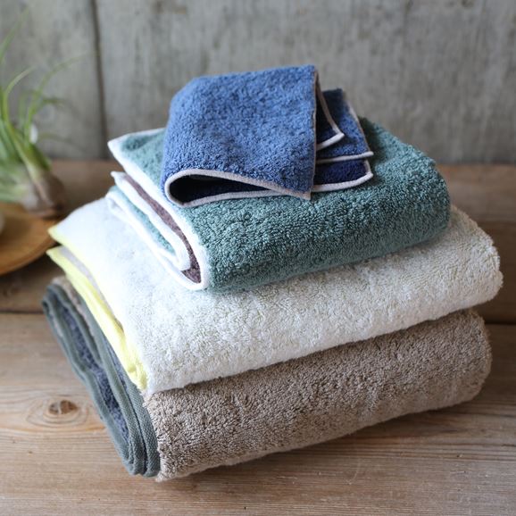 MUJI IDÉE Repos Face Towel - Sage Green - Image 6