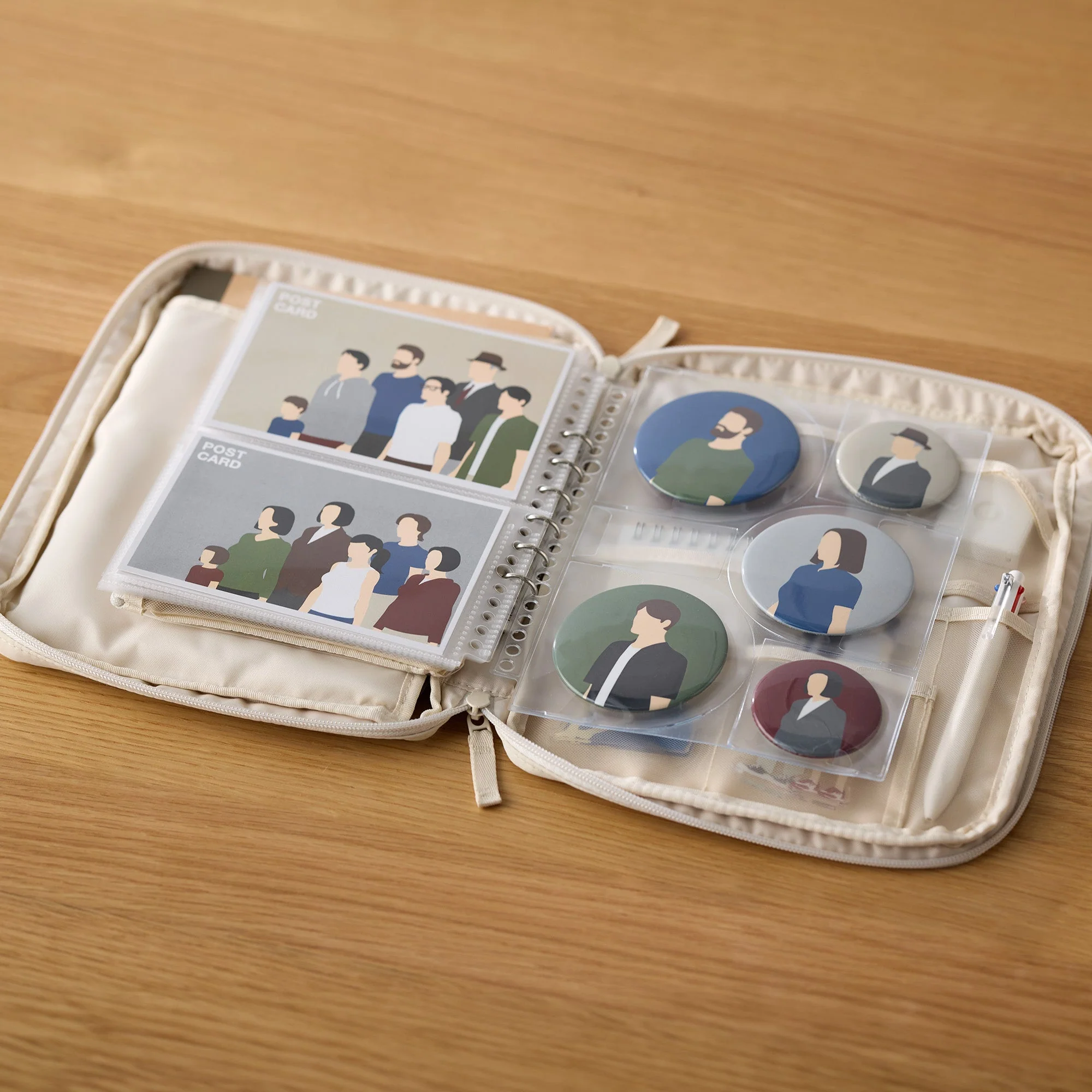 Multi-size 6-Pocket Refill for A5 Wide Organizer - Image 2