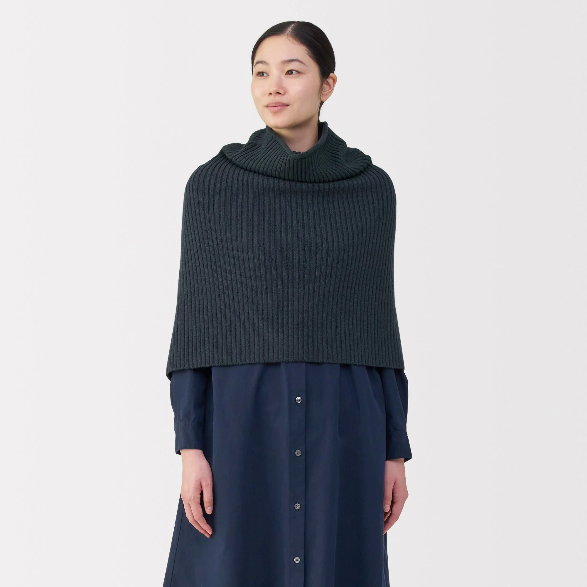 Non-Itchy Merino Wool Poncho - Image 21