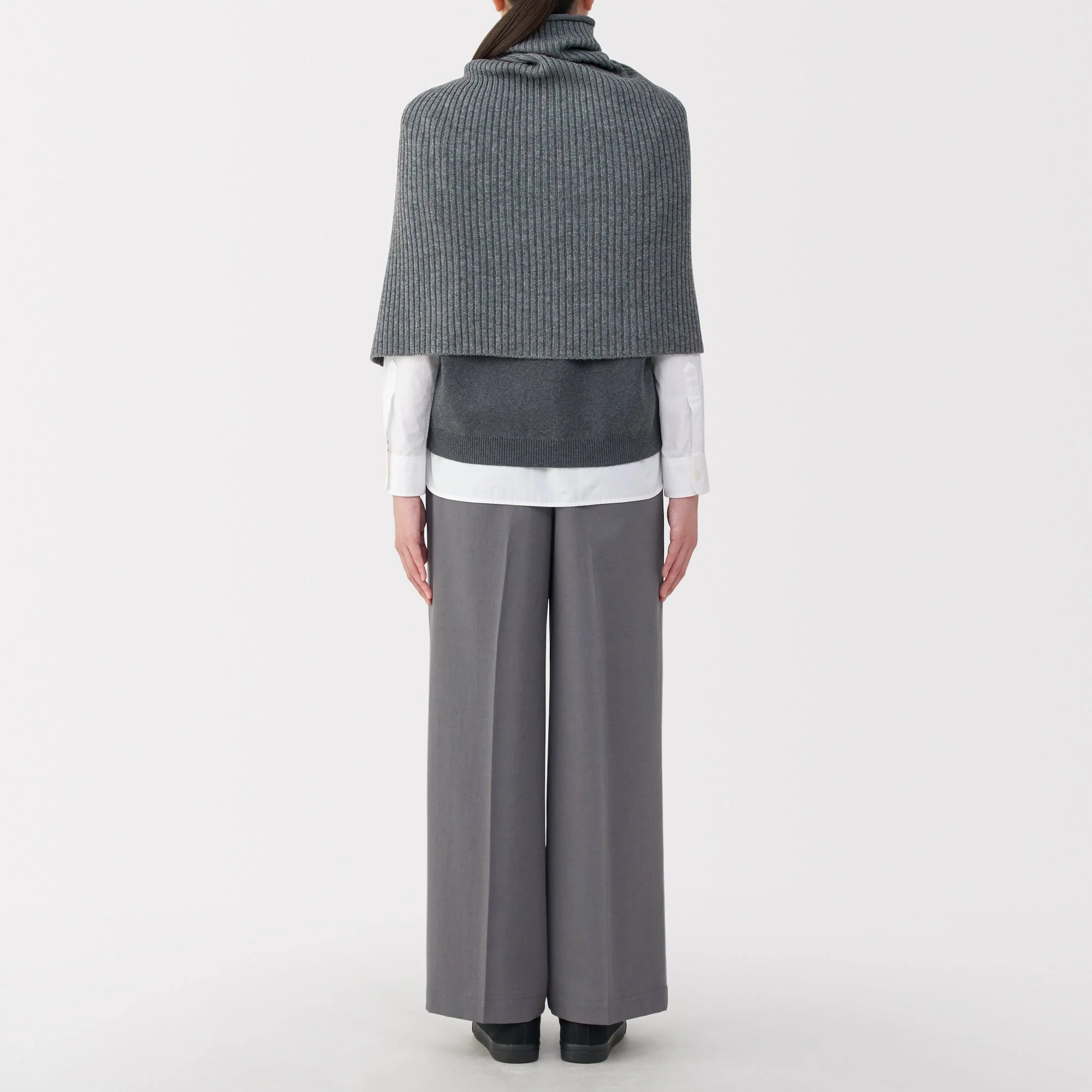 Non-Itchy Merino Wool Poncho - Image 6