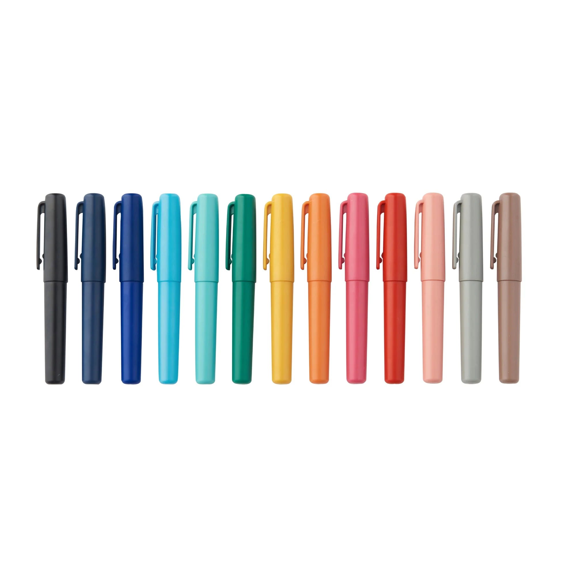 Compact Gel Ink Ballpoint Pen Cap Type 0.5 mm - Green - Image 7