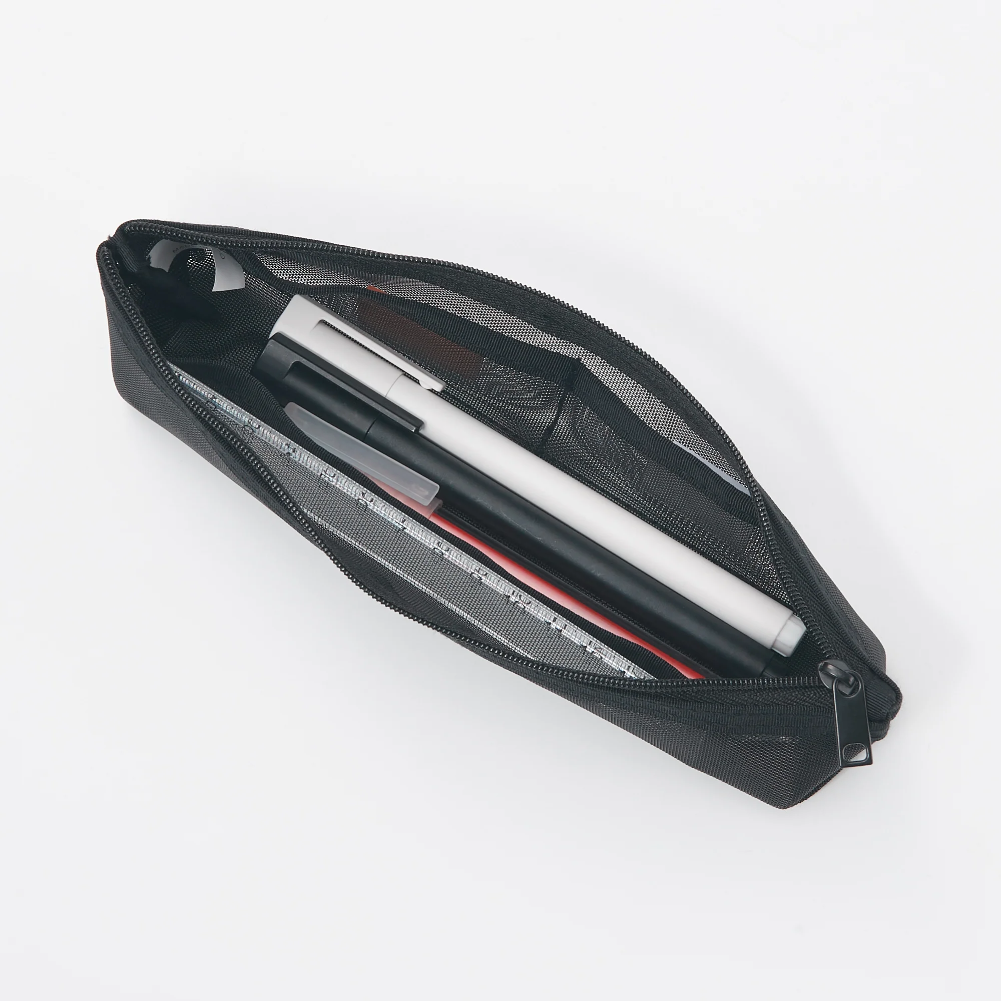 Nylon Mesh Pen Case with Gusset - Image 27