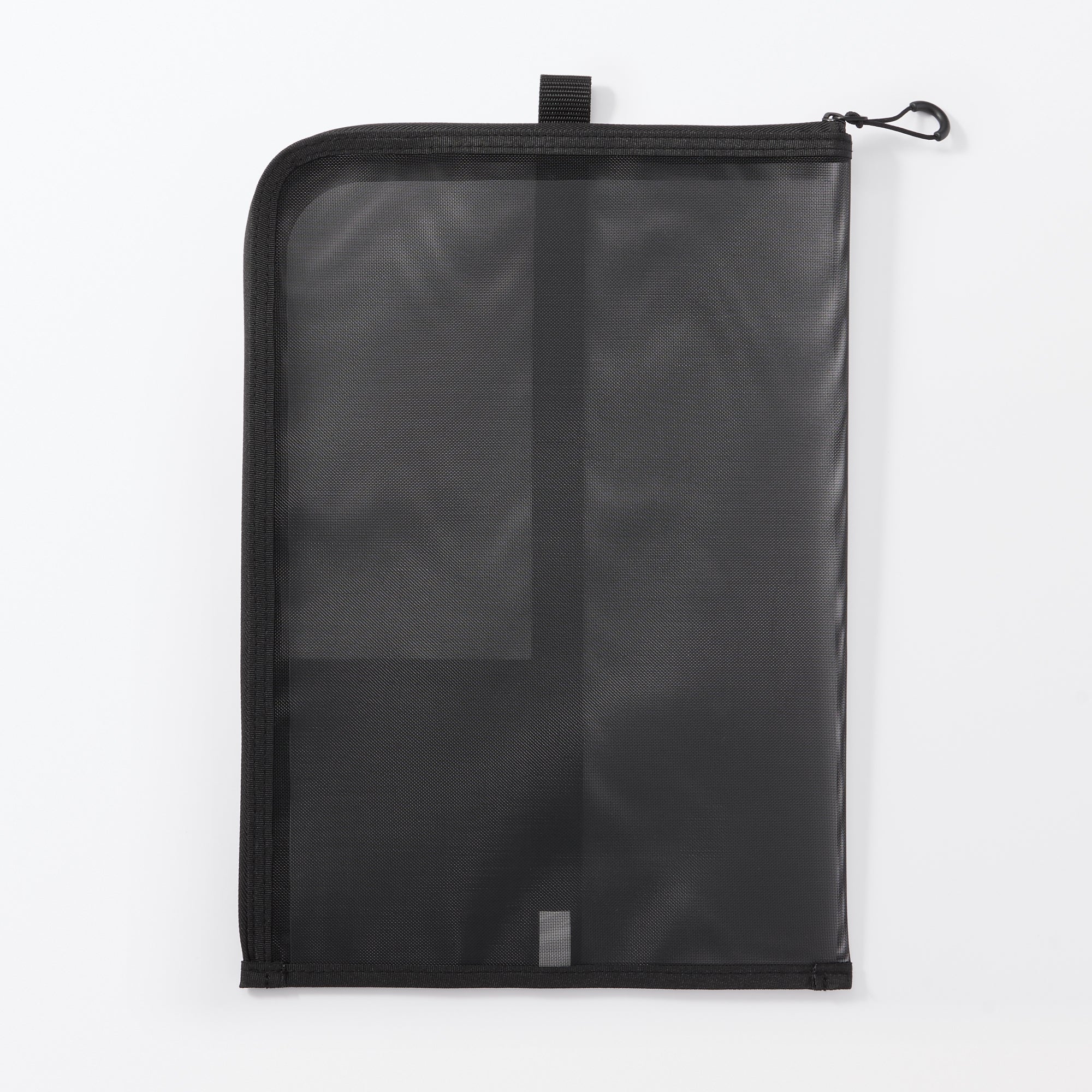 Nylon Mesh Vertical Document Case - Black - Image 4