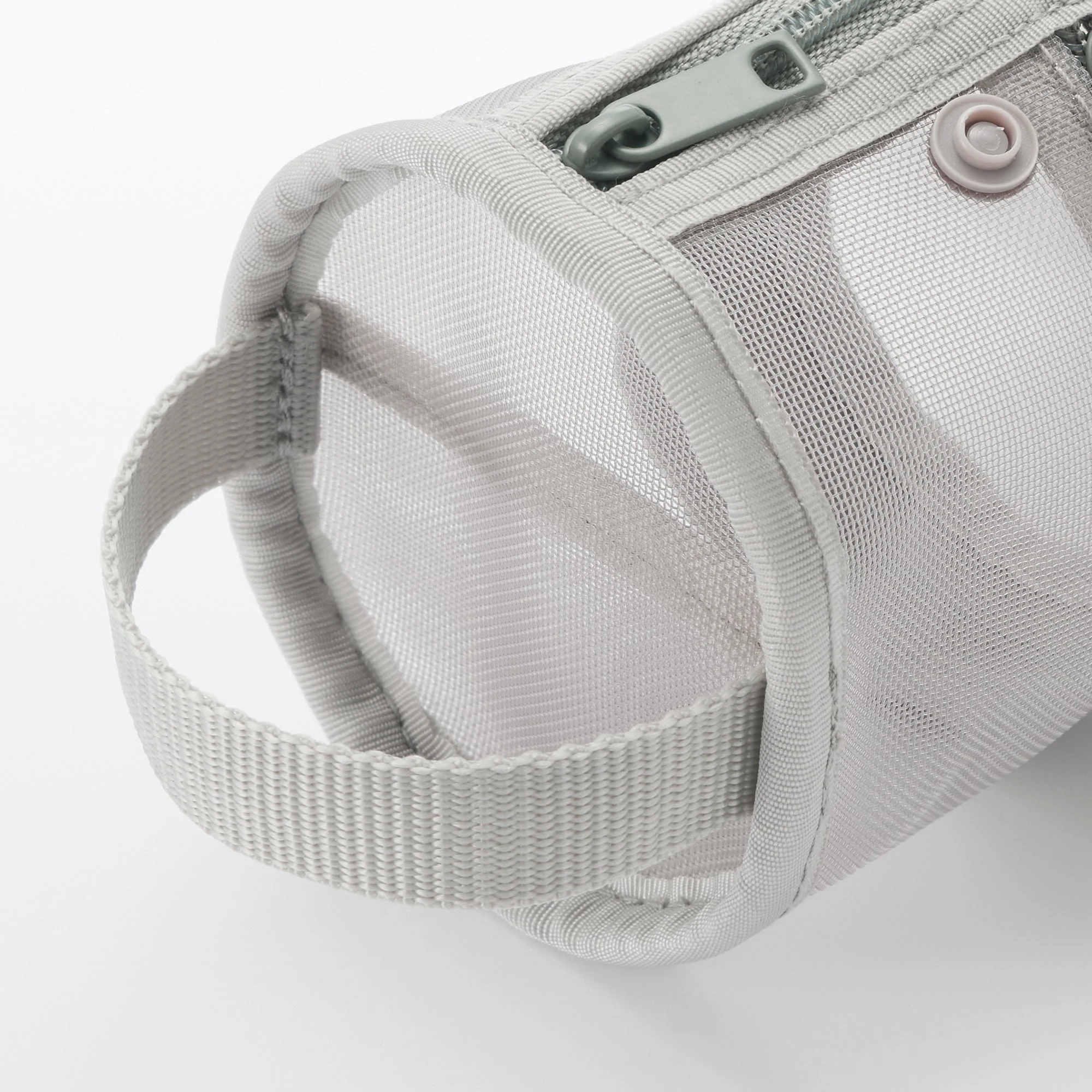 Nylon Mesh Vertical/Horizontal Pen Case Wide - Gray - Image 4