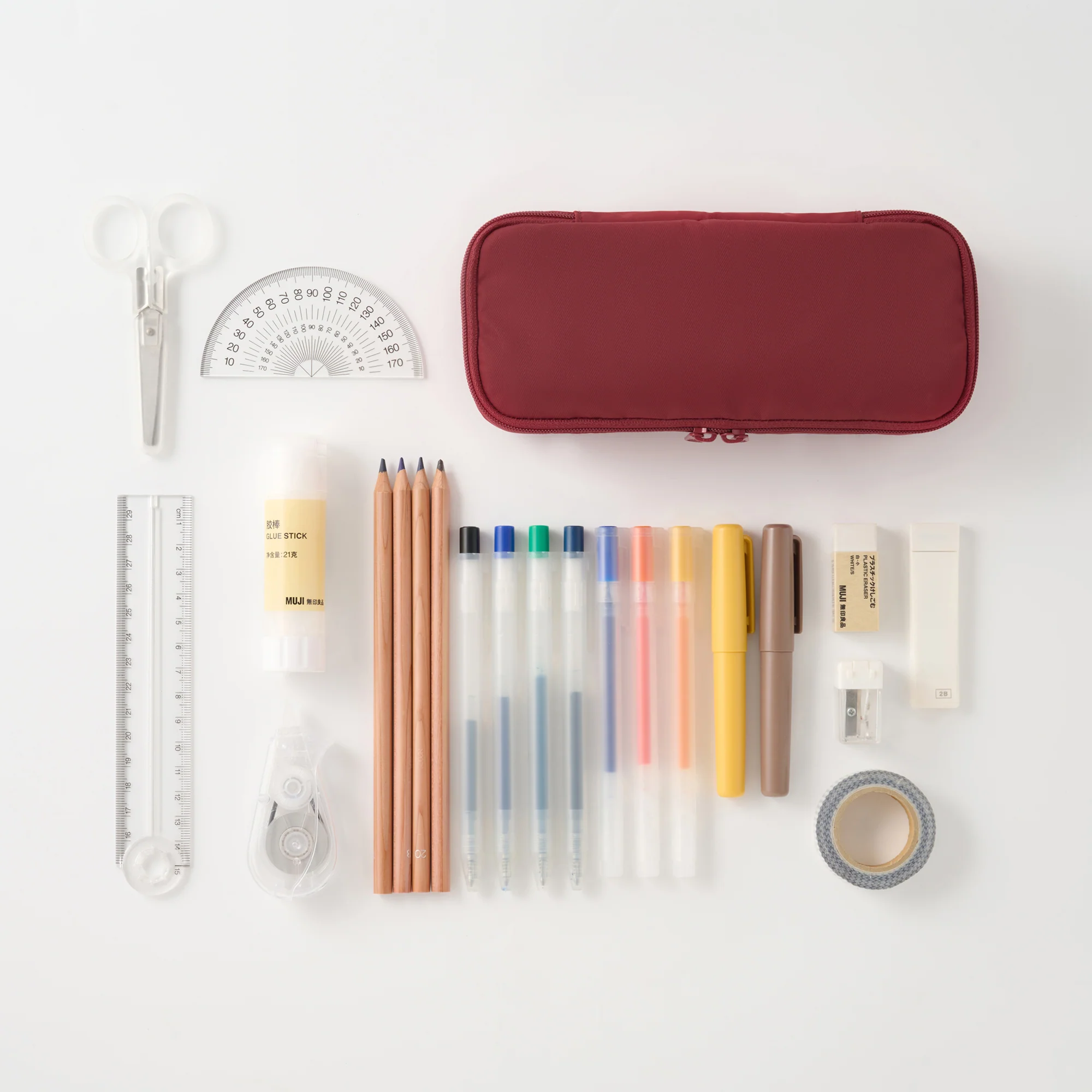 Nylon Pen Case - Red - Image 8