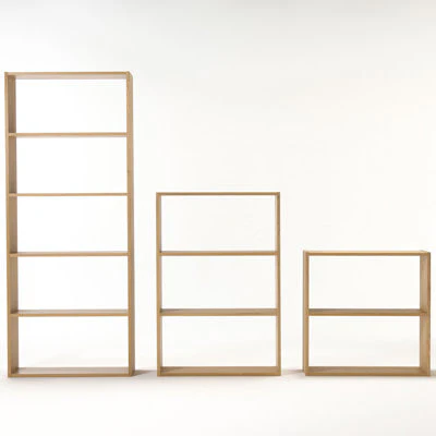 Oak Stacking Shelf - Wide Type - 5 Tiers - Image 6