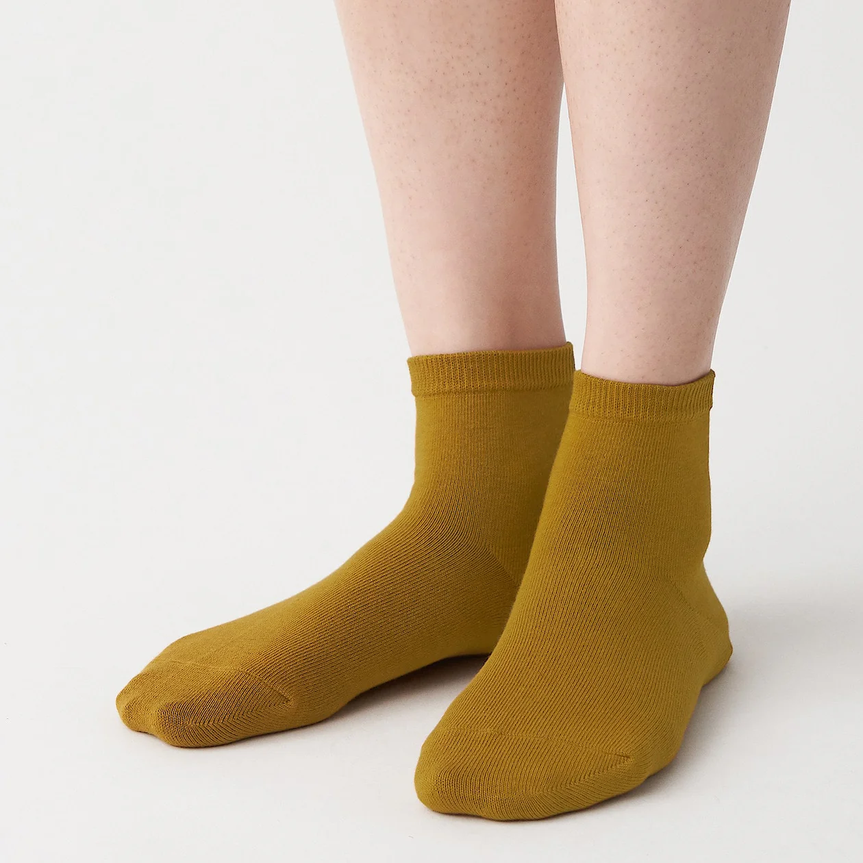 Organic Cotton Right Angle No Elastic Short Socks - Image 17