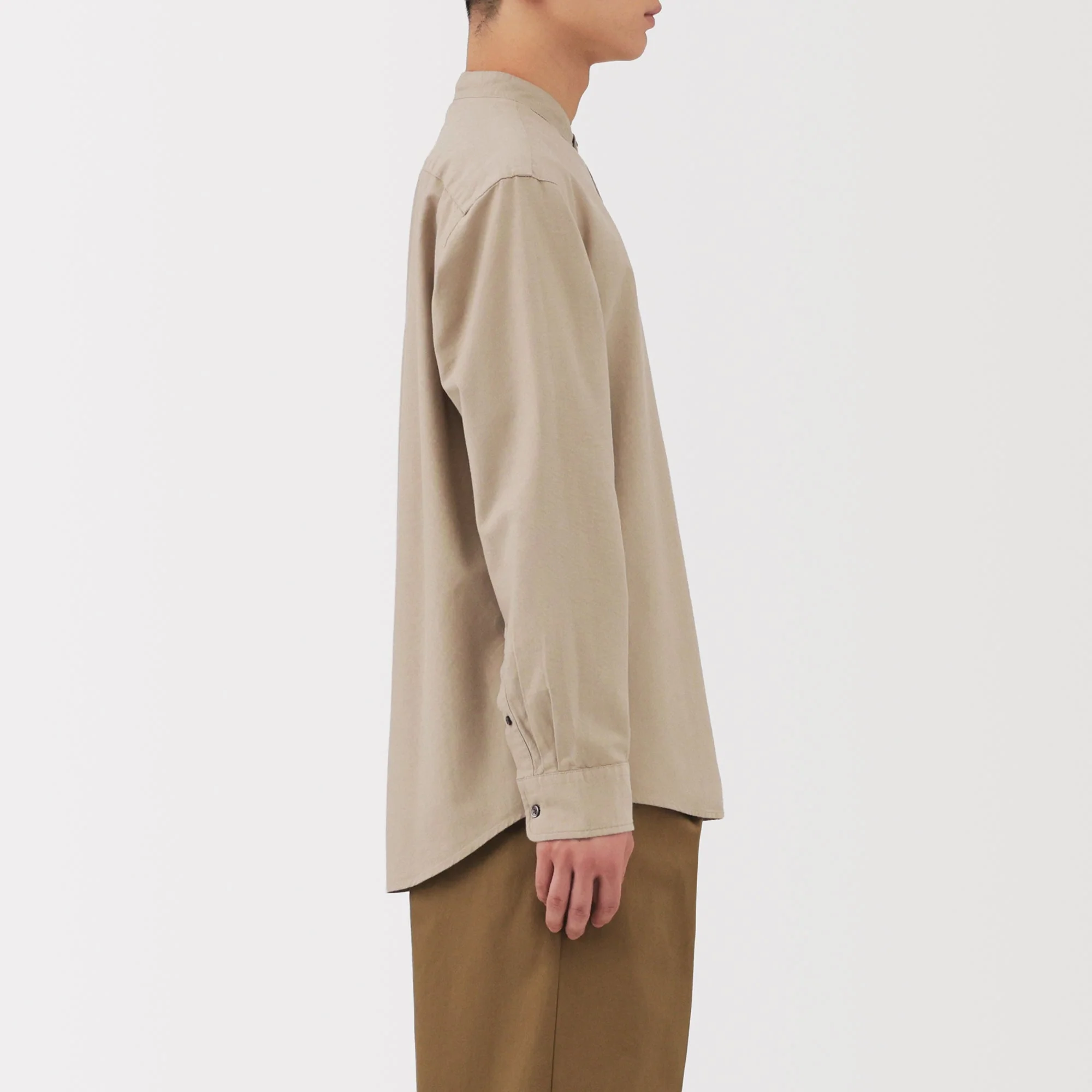 Oxford Stand Collar Shirt - Image 16