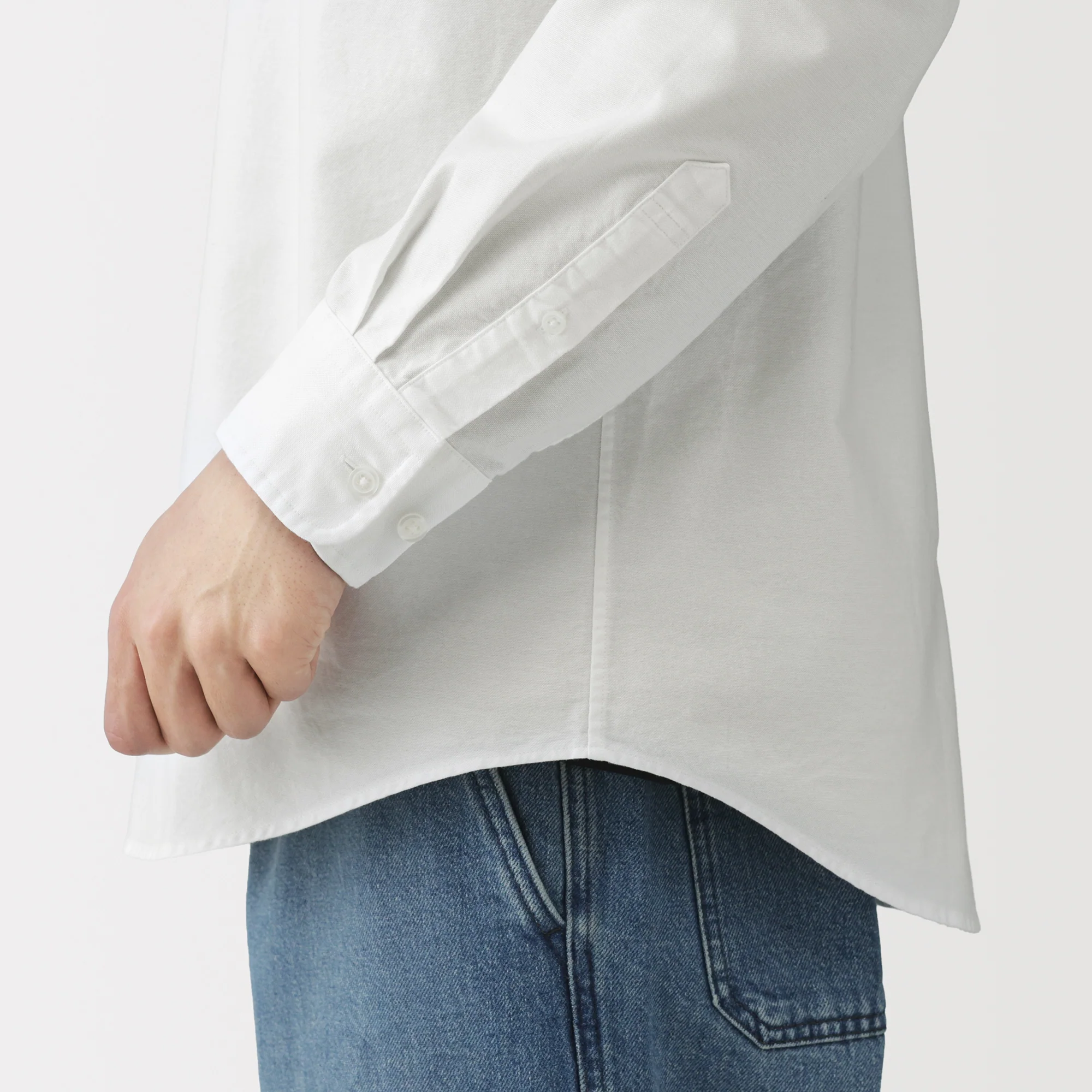 Oxford Stand Collar Shirt - Image 8
