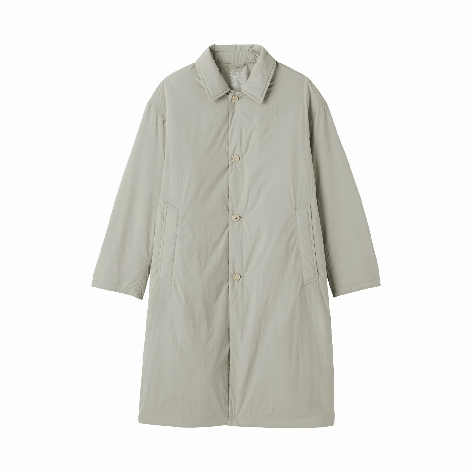 Padded Stand Fall Collar Coat - Image 12