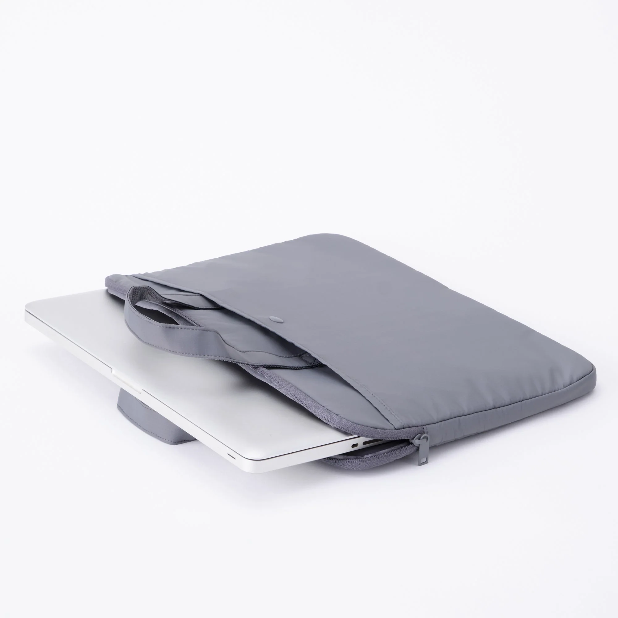 Parachute Cloth Laptop Bag - Gray - Image 2