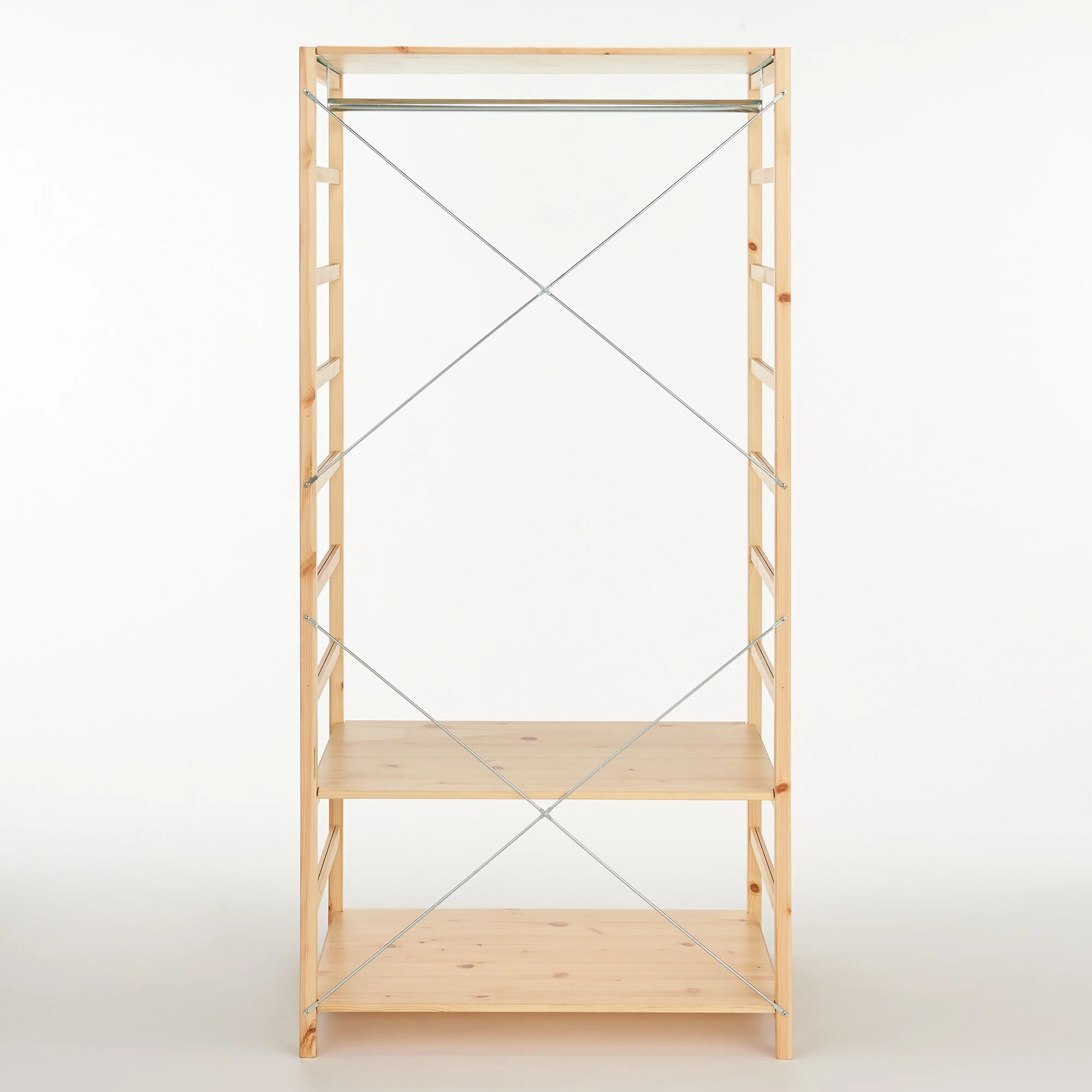 Pine Shelf Unit - Wardrobe - Image 6