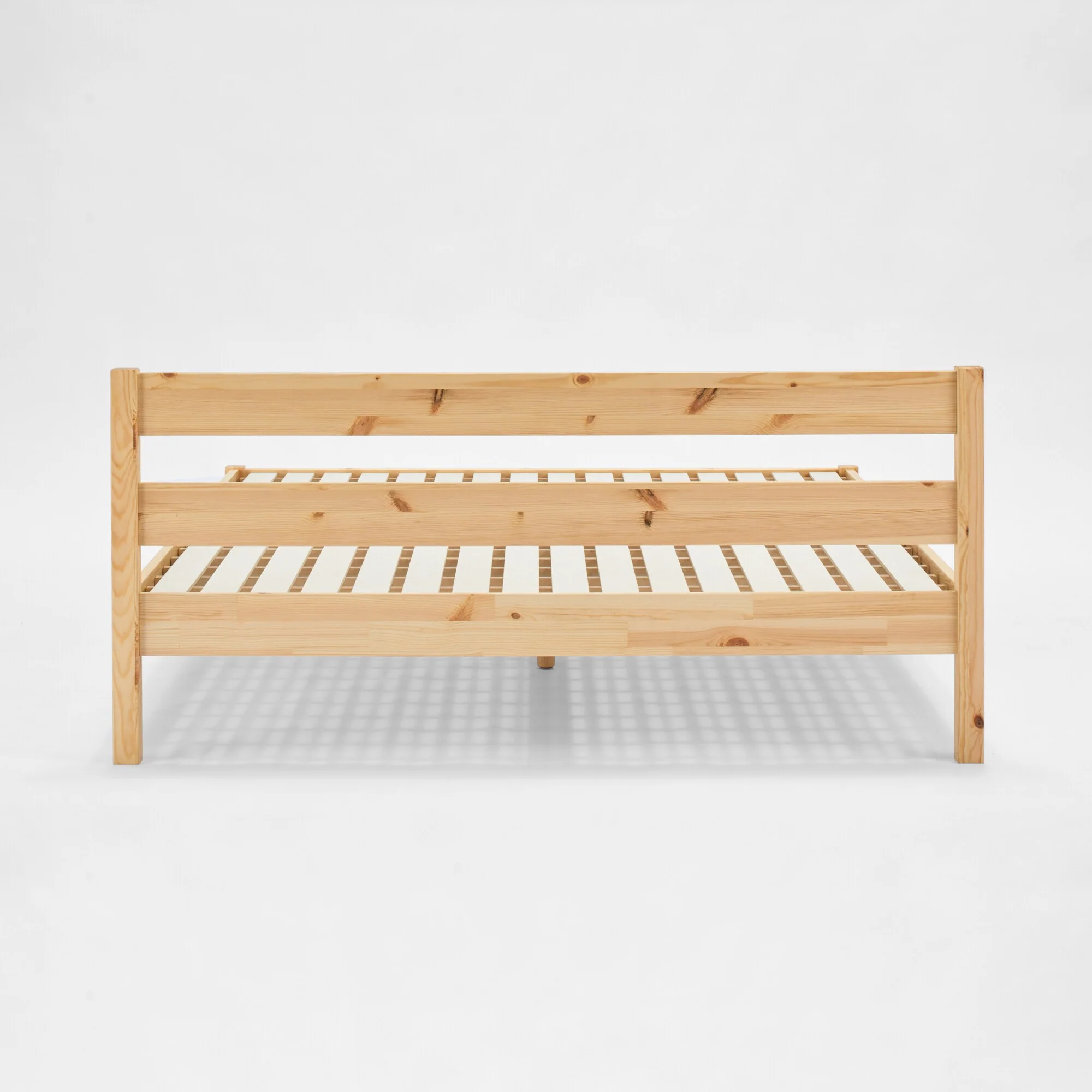 [HD] Pine Wooden Bed - Queen - Image 3