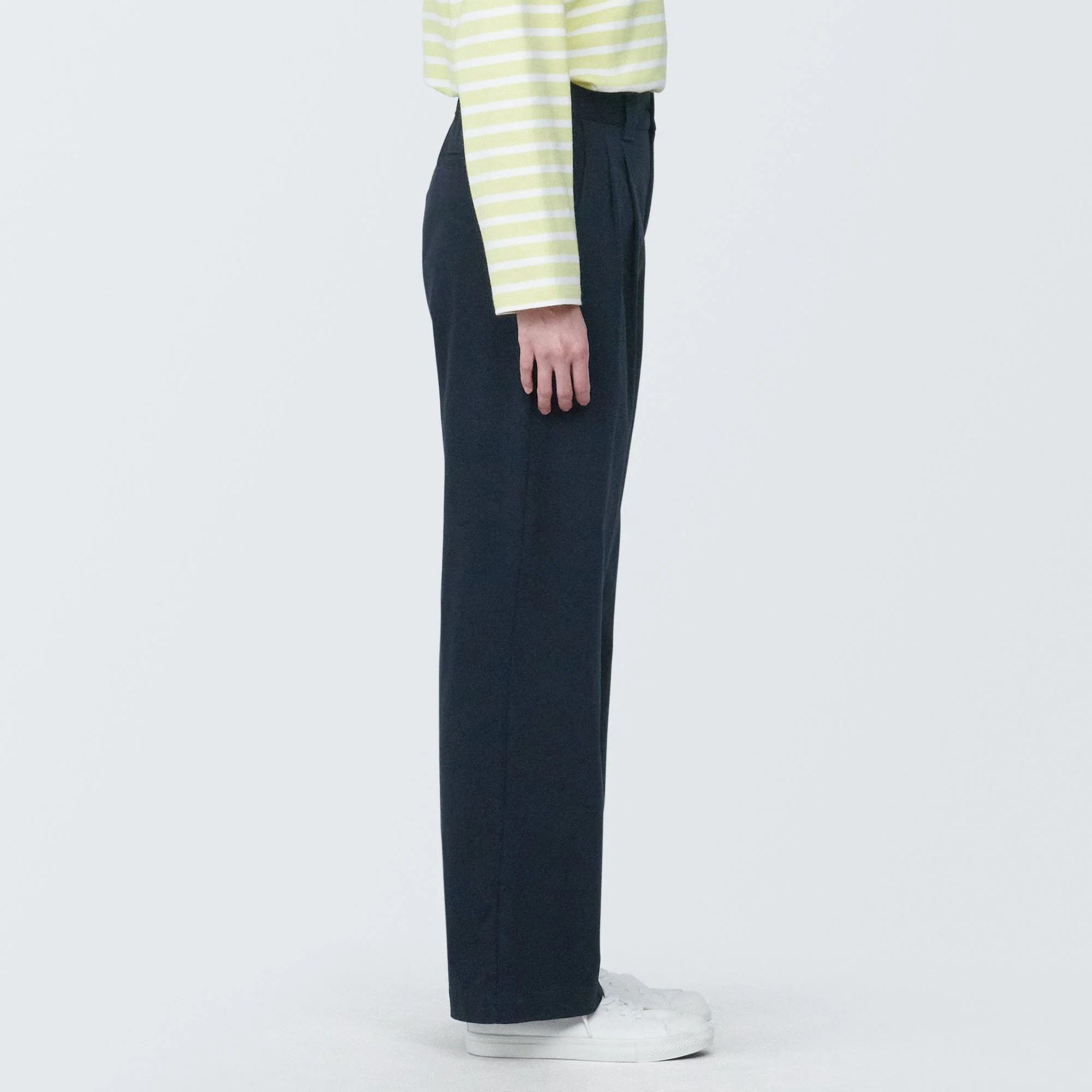 Pleated Wide Chino Pants - Image 25