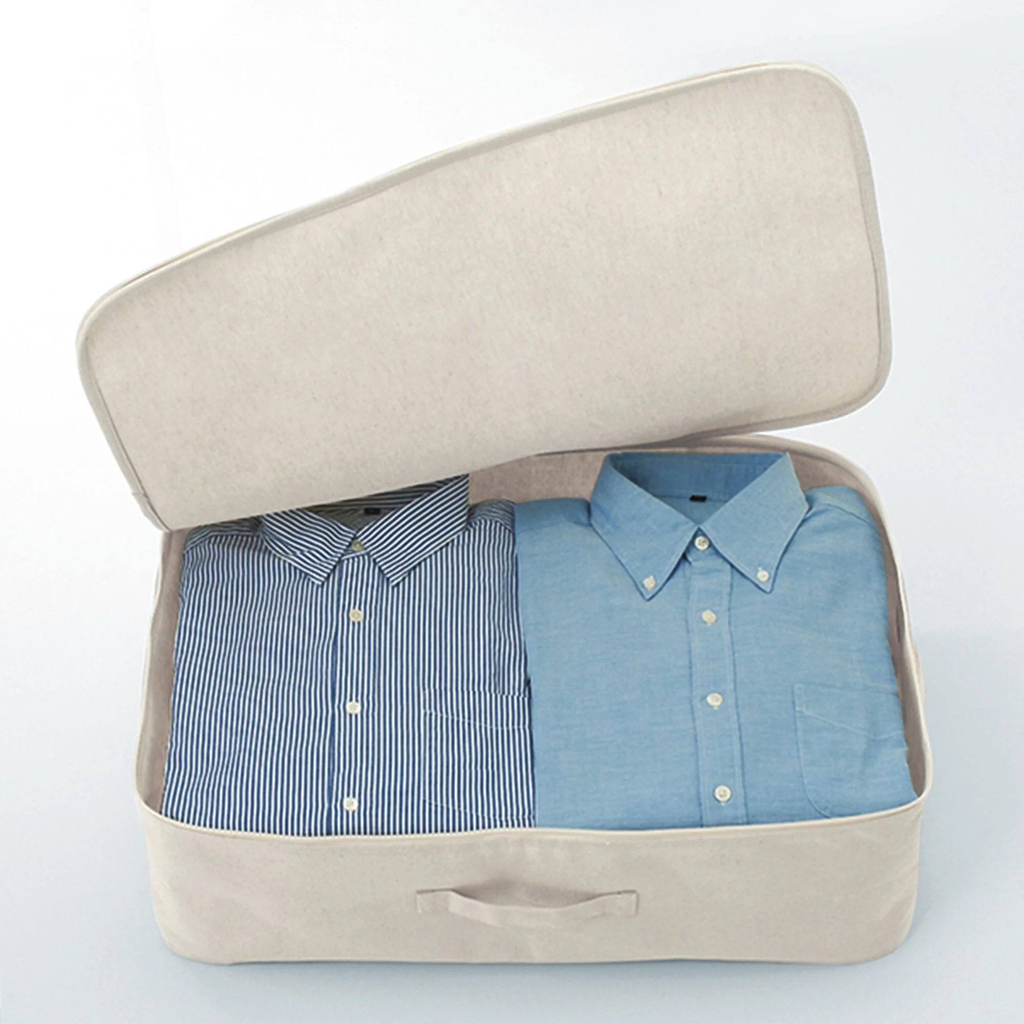 Polyester Linen Soft Box Clothes Case - Image 2