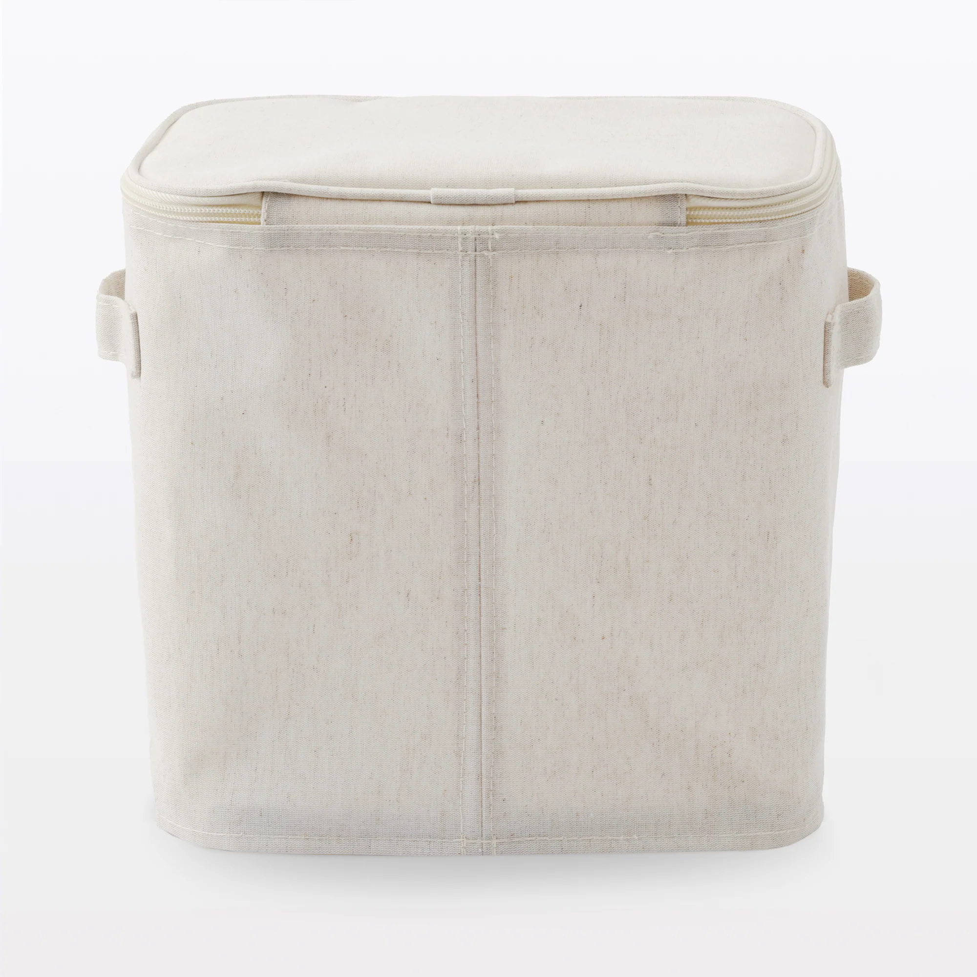 Polyester Linen Soft Box Rectangle with Lid - Half Medium - Image 4