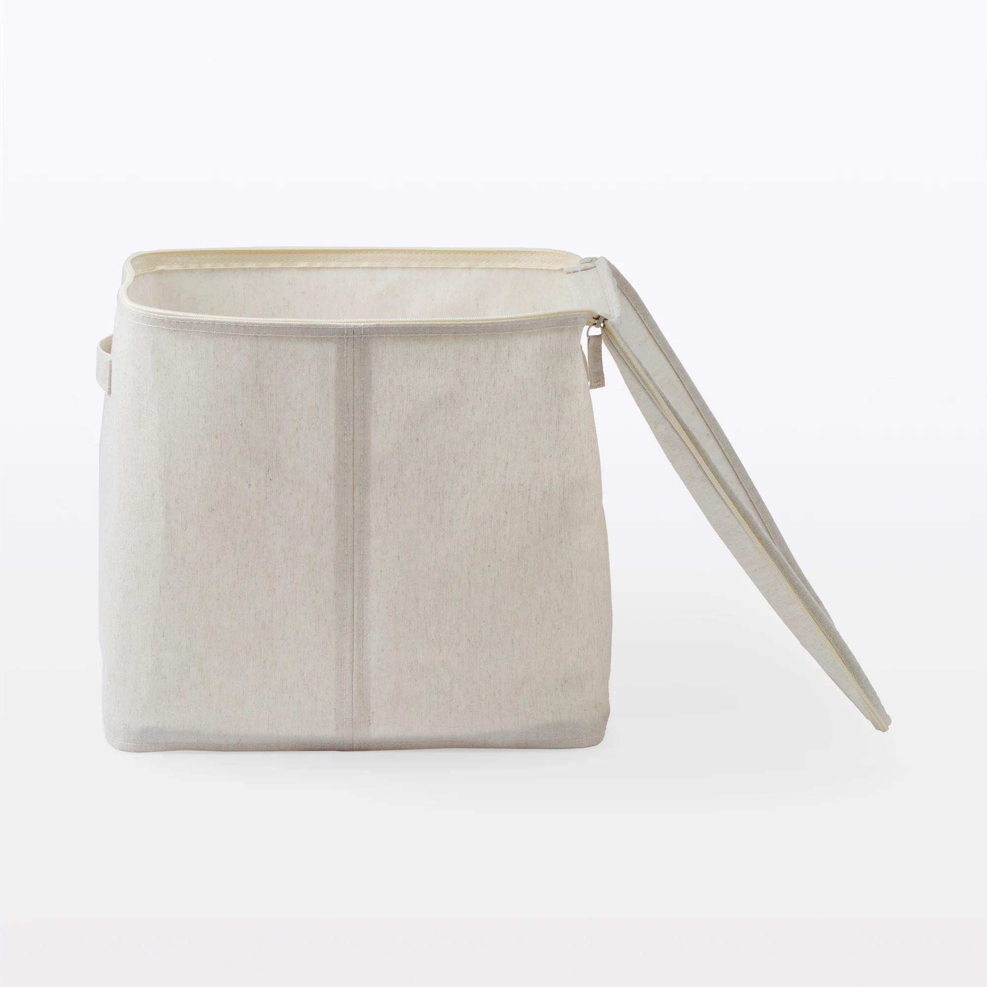 Polyester Linen Soft Box with Lid - Large - Image 2