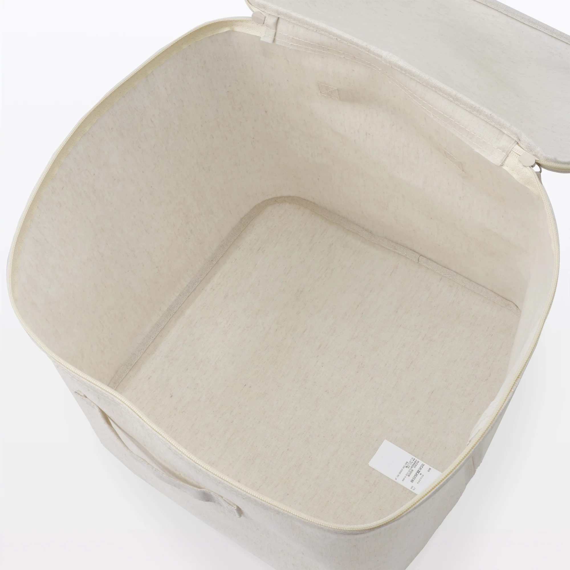 Polyester Linen Soft Box with Lid - Large - Image 4