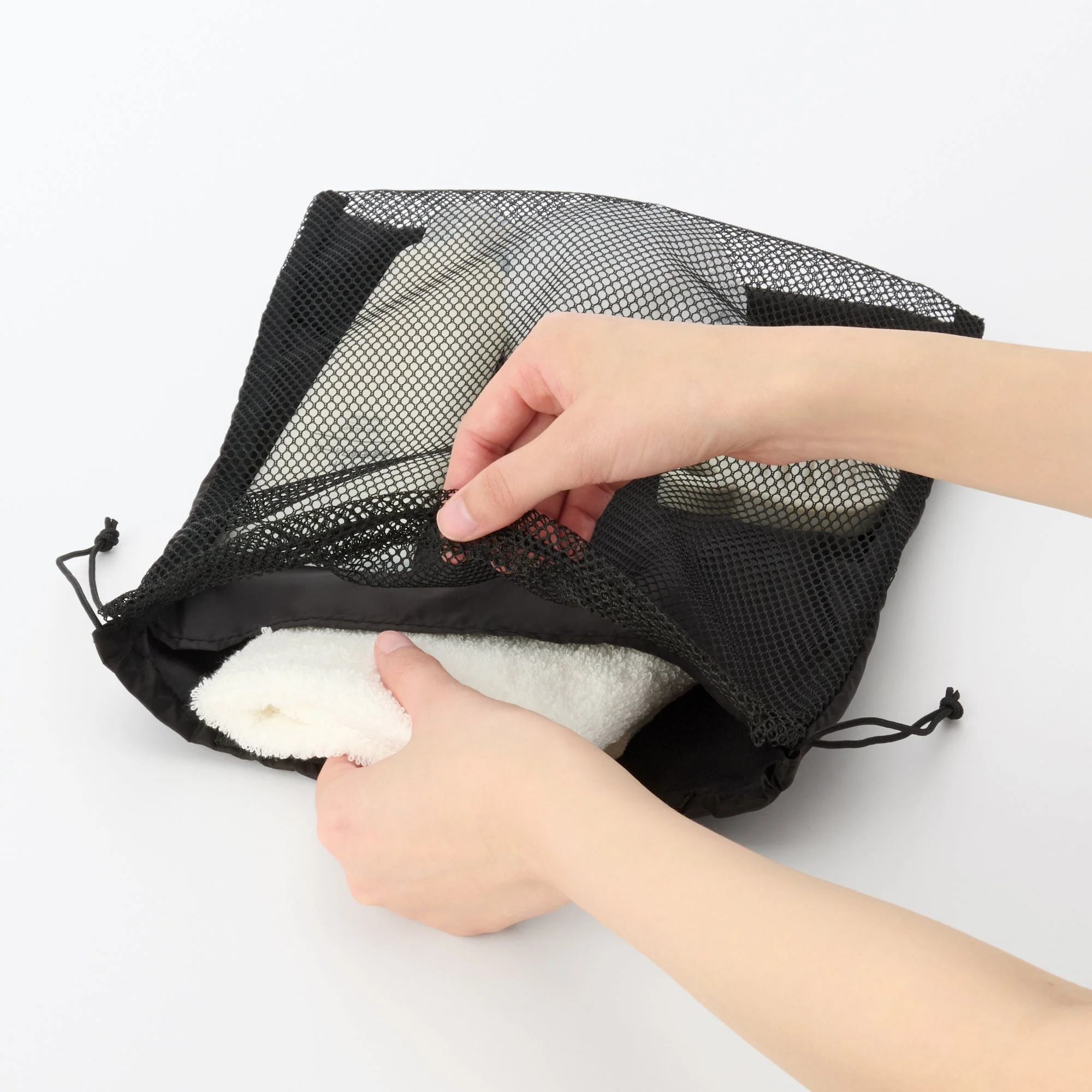 Polyester Mesh Drawstring Bag - Medium - Image 16