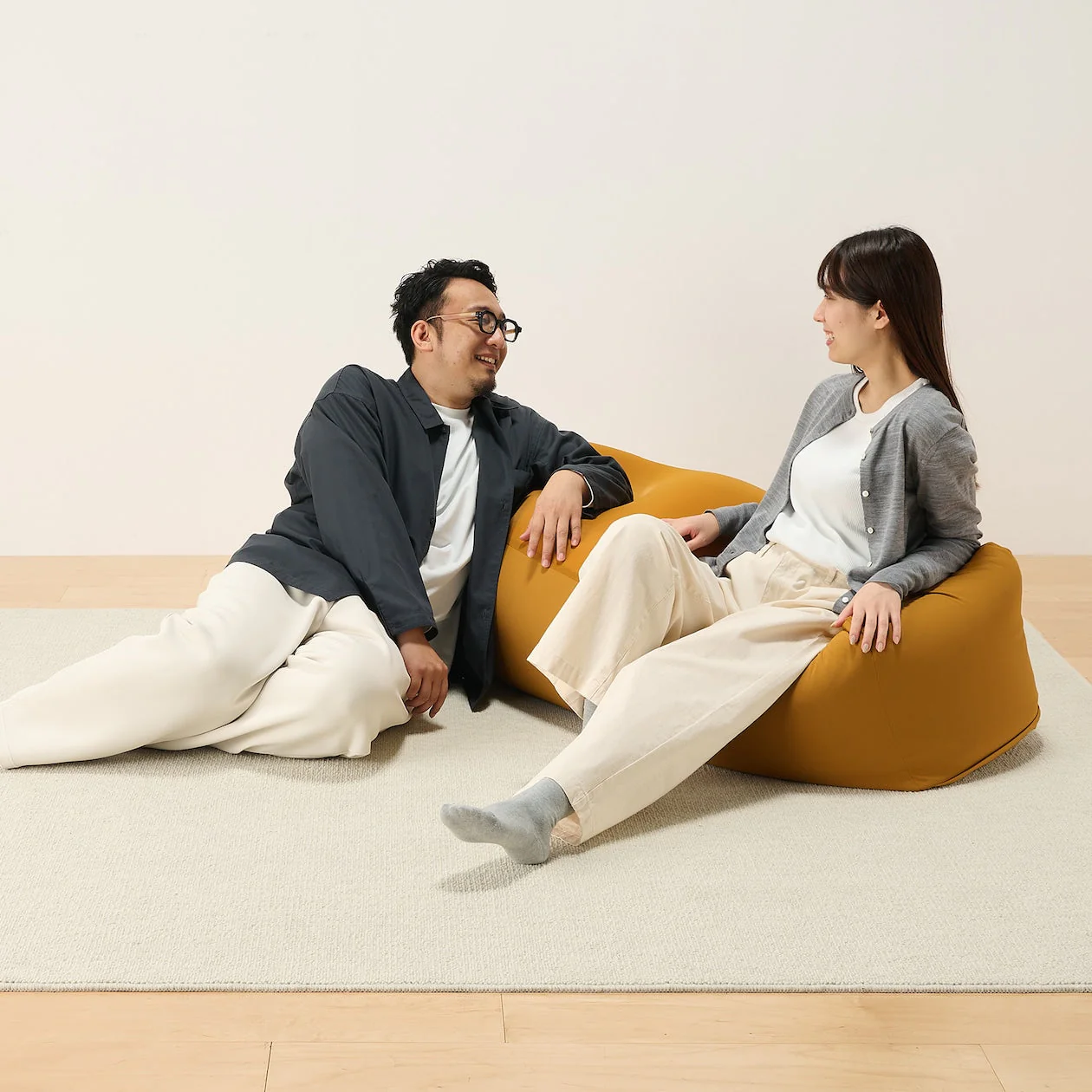 Polyester Plain Weave Cover For Rectangular Body Fit Cushion - Mustard (Cushion Sold Separately) - Image 5