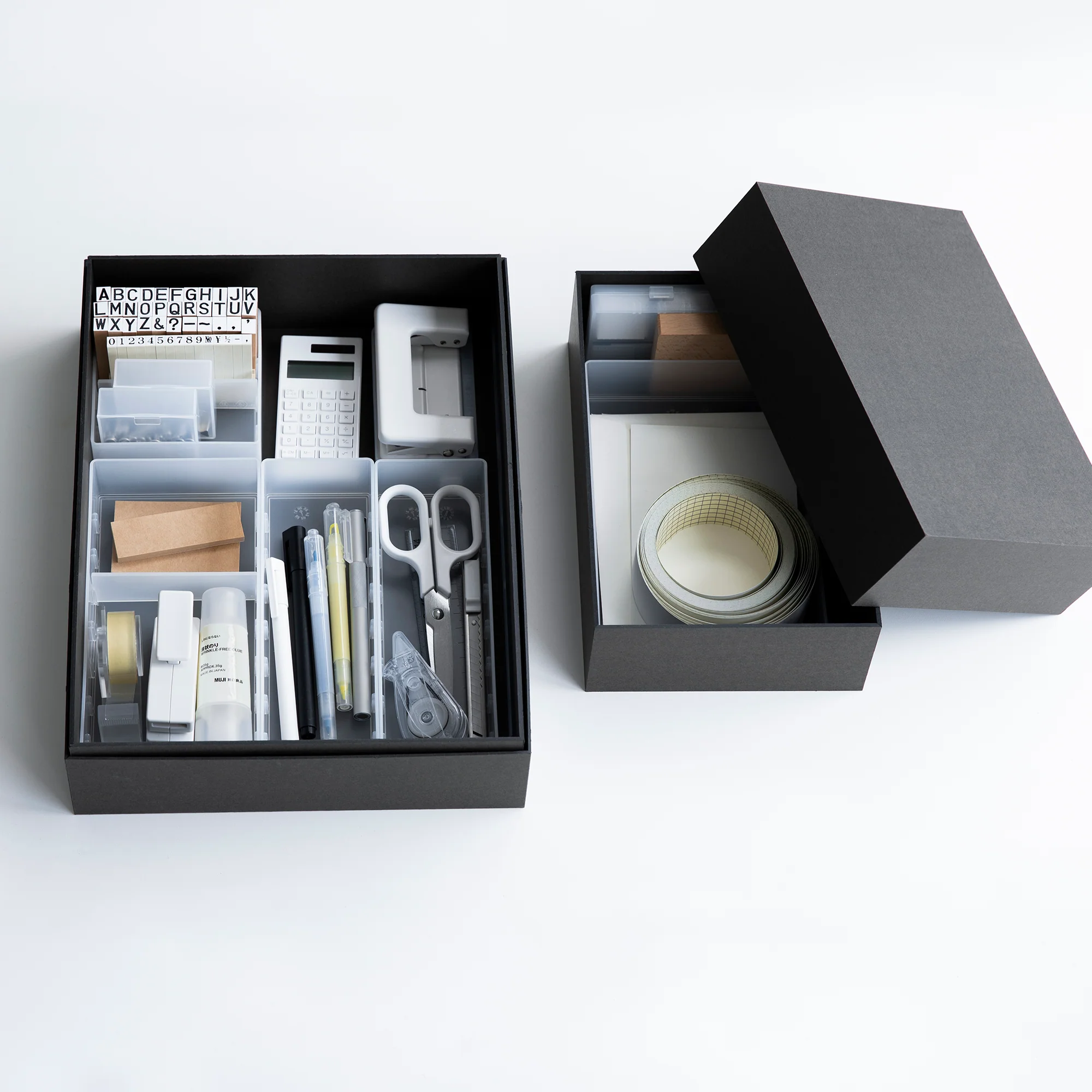 Polypropylene Desk Organizer 4 (W5.3 x D7.9 x H1.6") - Image 6