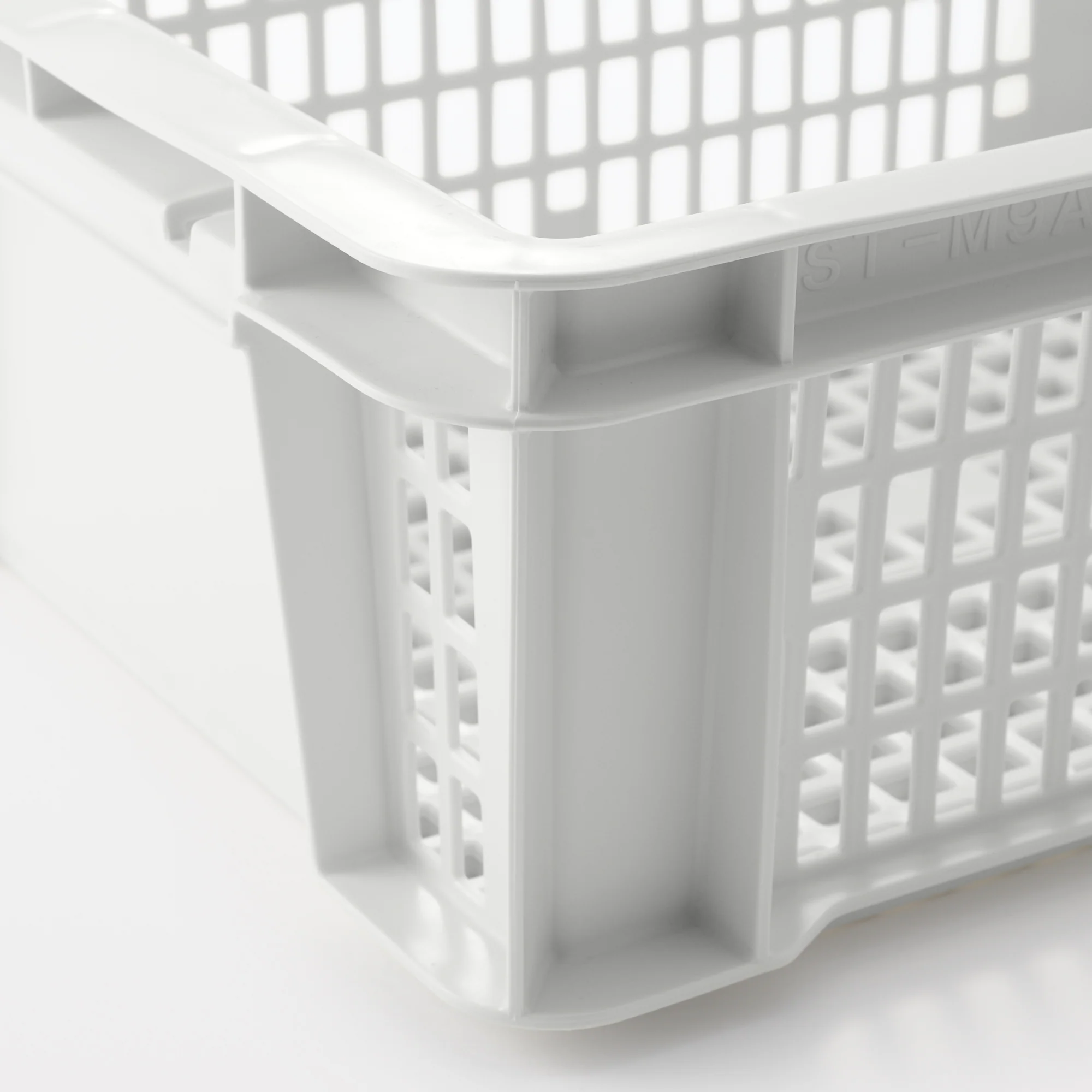 Polypropylene Mesh Container White Gray - Image 3