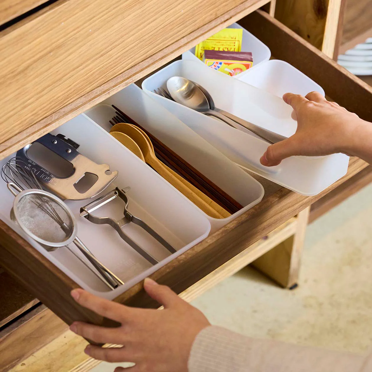 Polypropylene Organizer Box 1 (W3.3 x D3.3 x H2”) - Image 7