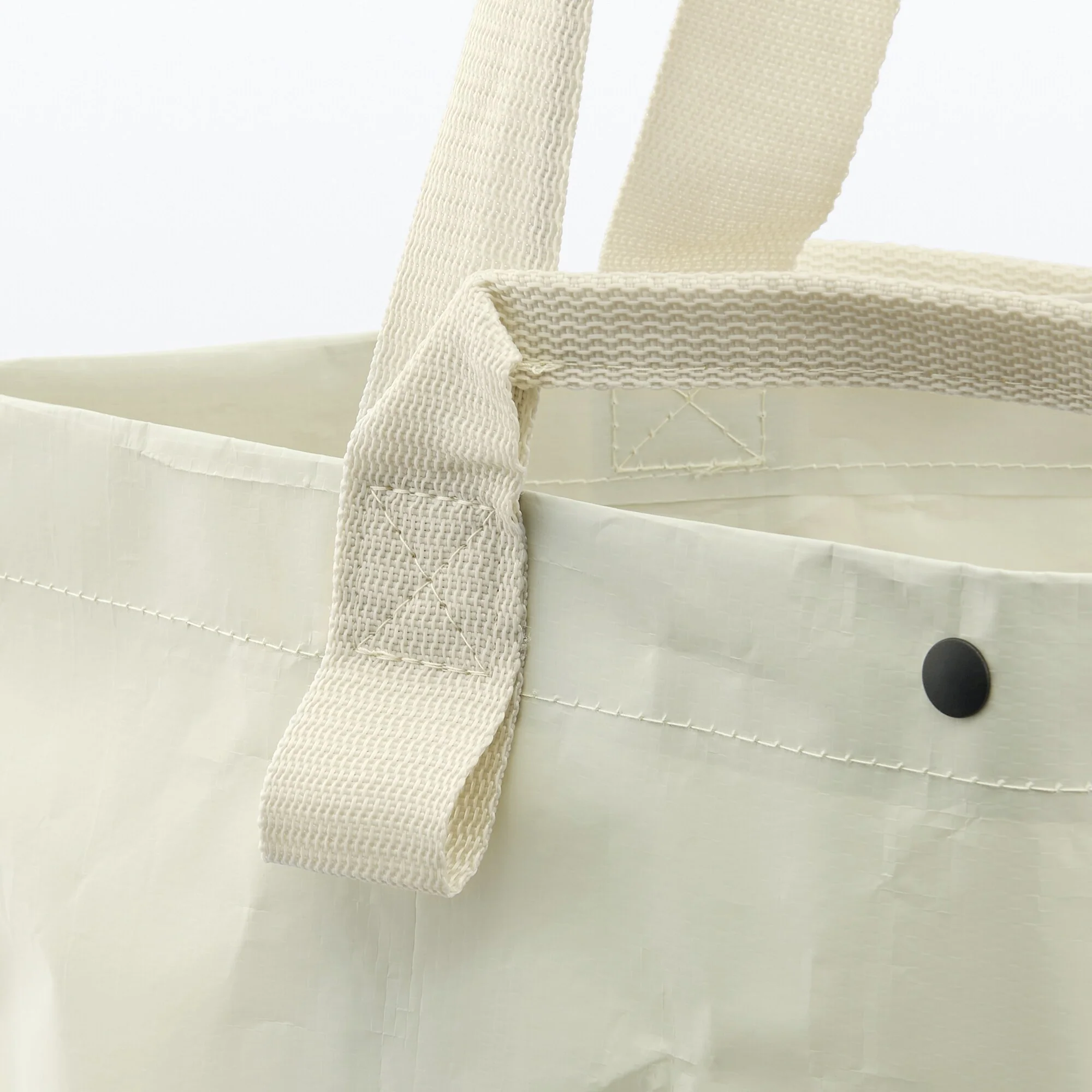 Polypropylene Sheet Tote - Light Beige - Image 5