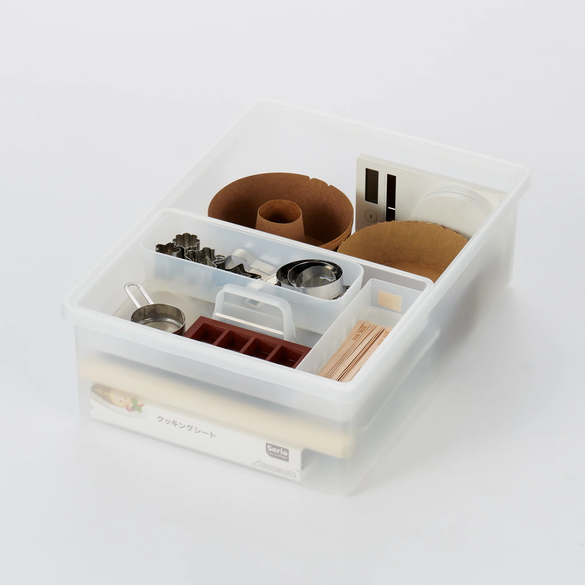 Polypropylene Storage Box Inner Tray (W13.8 x D9.1 x H2.2") - Image 21