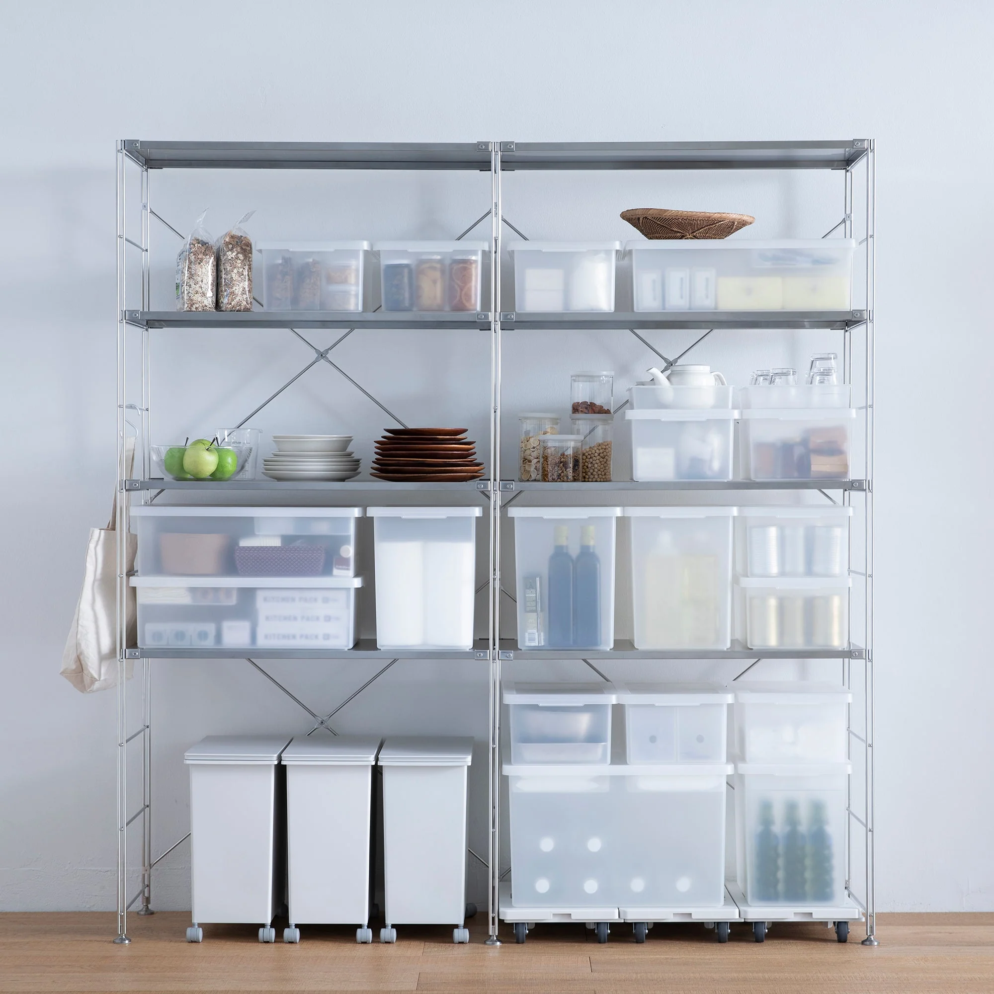 Polypropylene Storage Box Wide Lid (W20.1 x D14.8 x H1") - Image 13