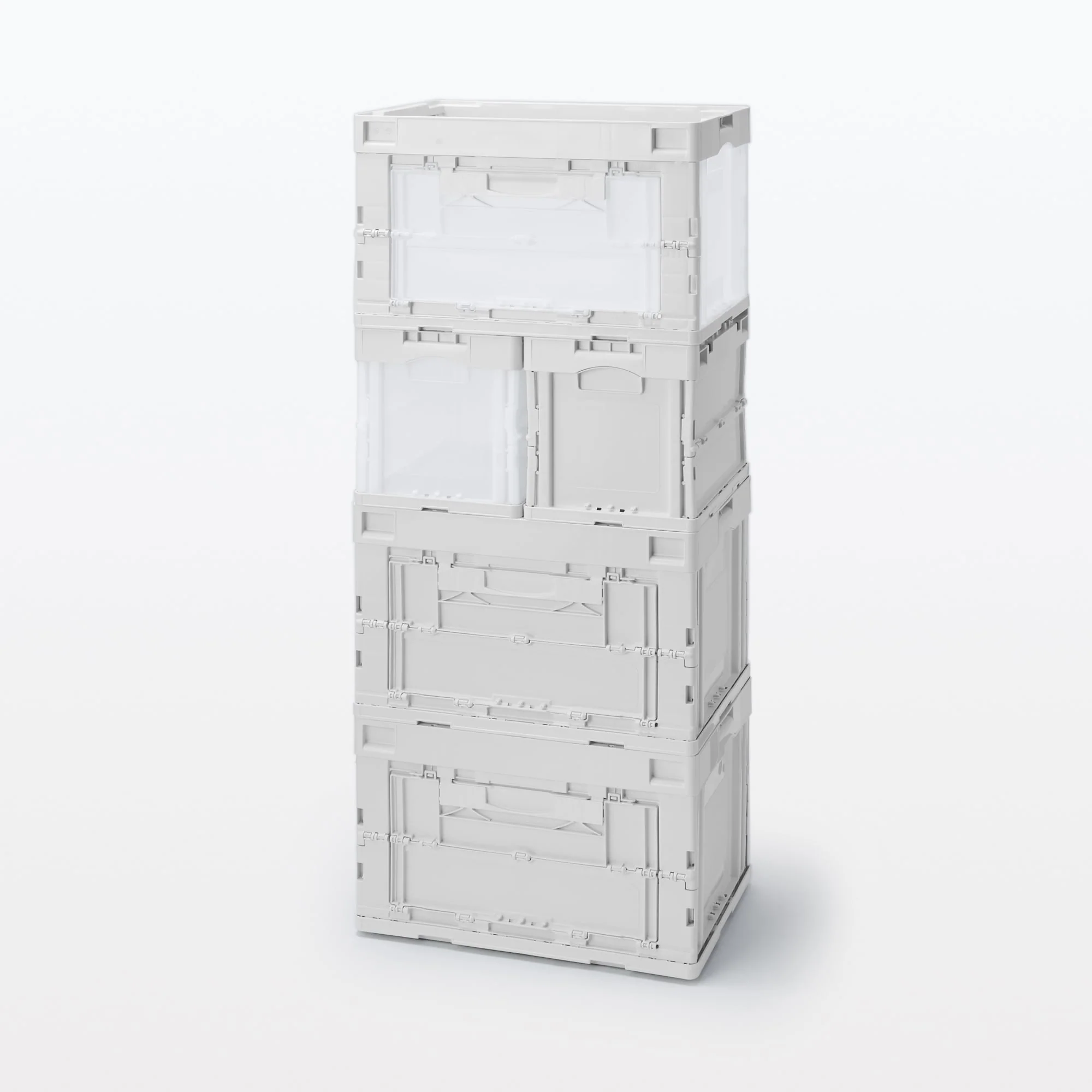 Polypropylene Translucent Folding Crate (21.1 Qt) - Image 8