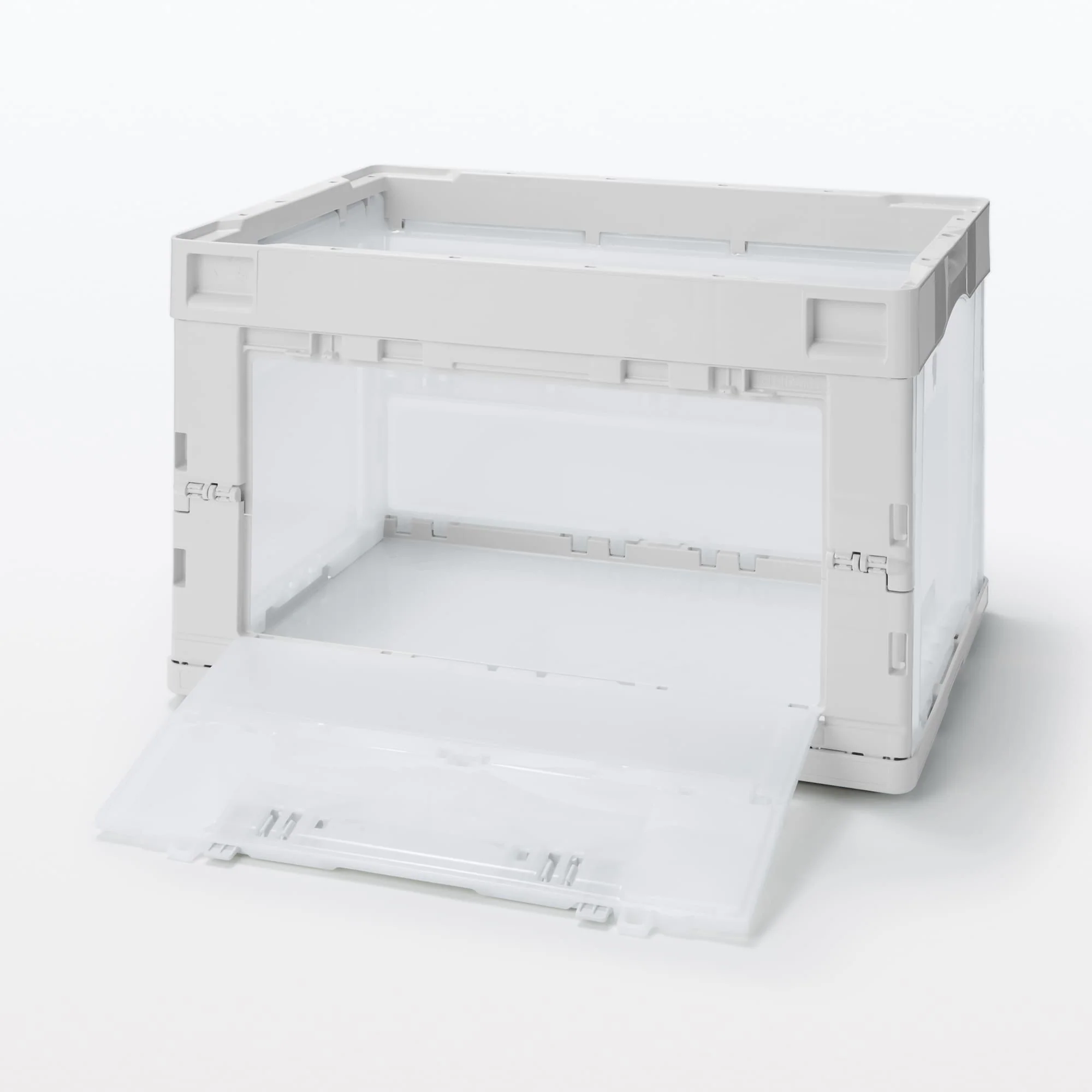 Polypropylene Translucent Folding Crate (52.8 Qt) - Image 6