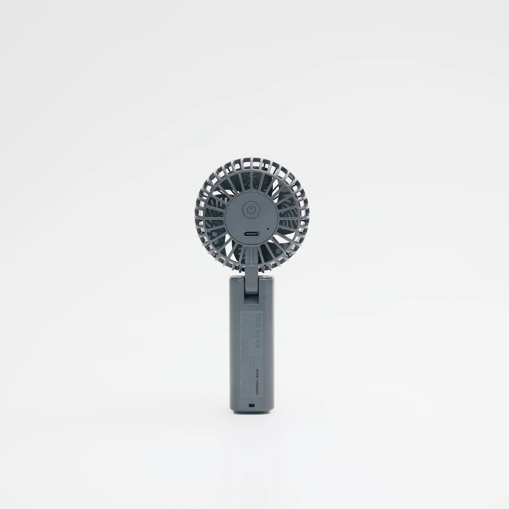 Rechargeable Compact Handheld Fan - Gray - Image 3