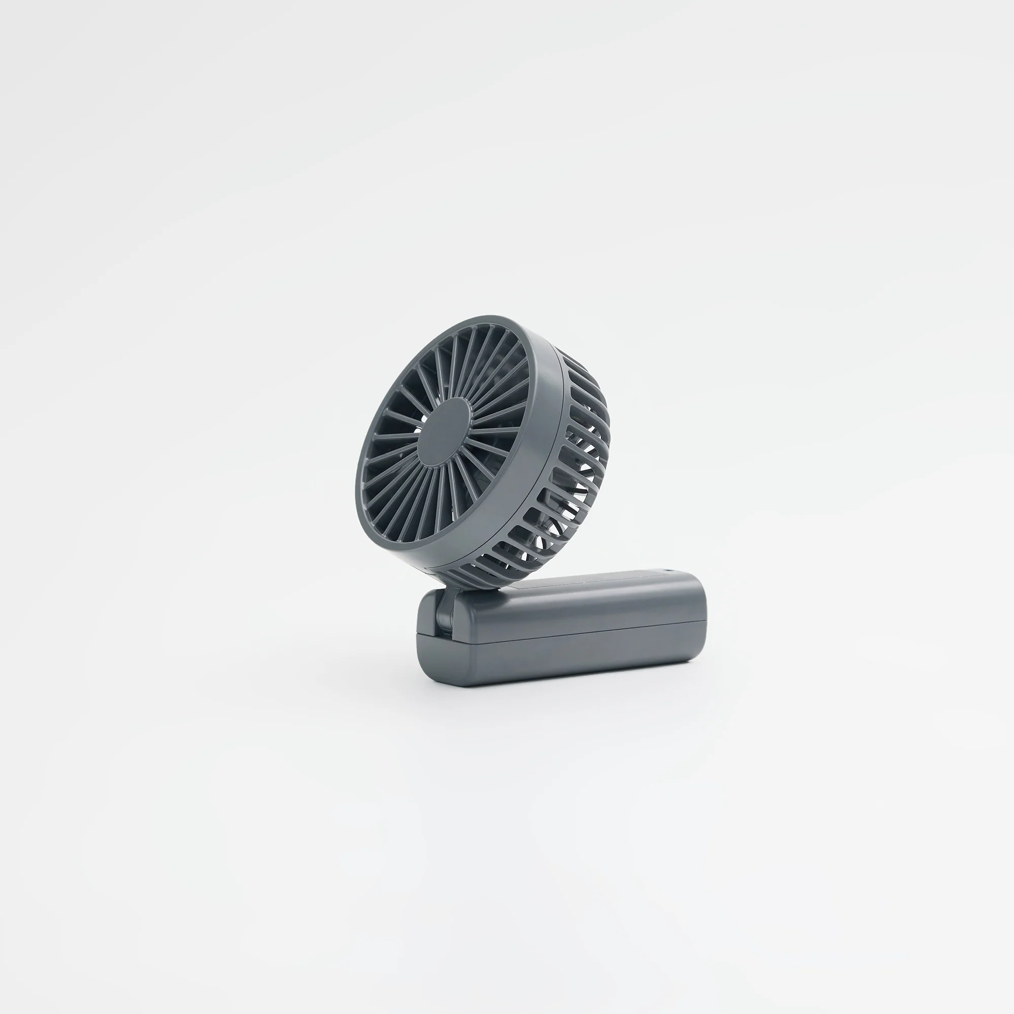 Rechargeable Compact Handheld Fan - Gray - Image 6