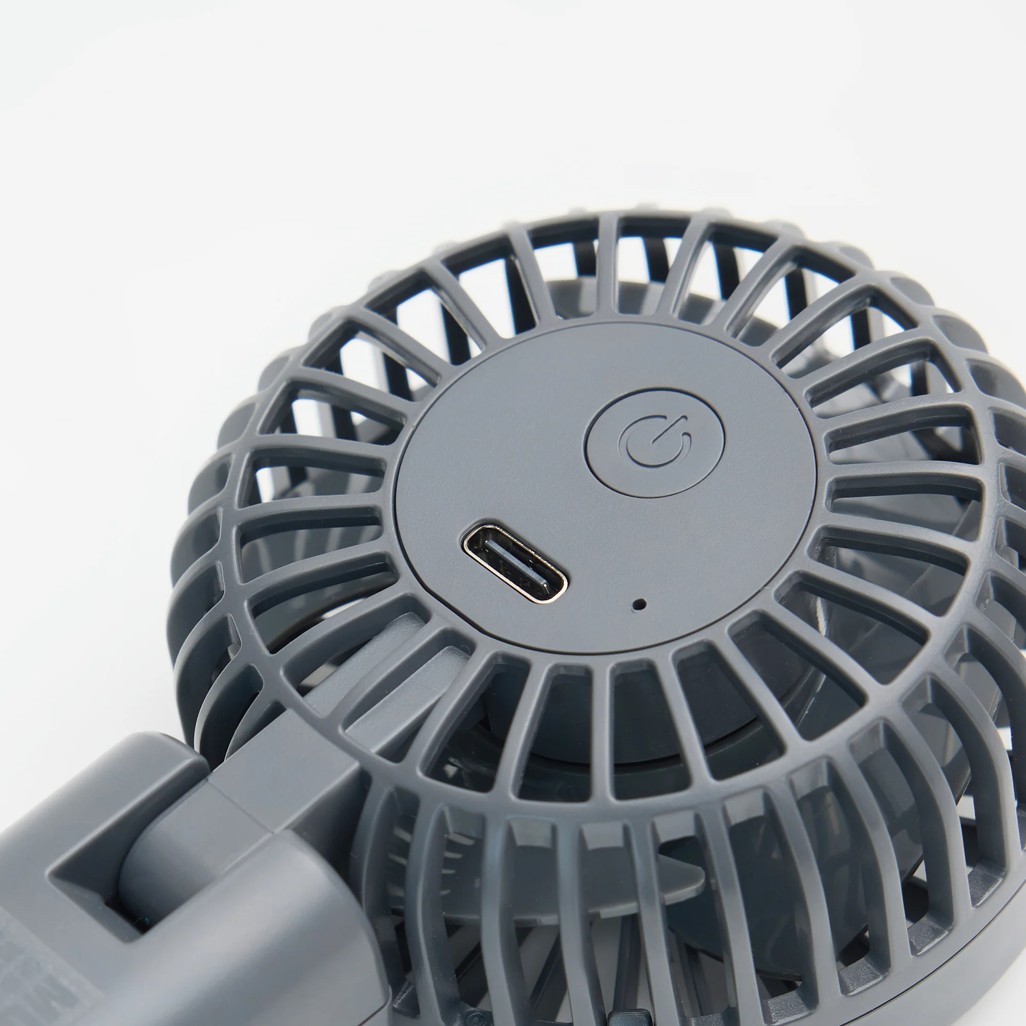 Rechargeable Compact Handheld Fan - Gray - Image 8