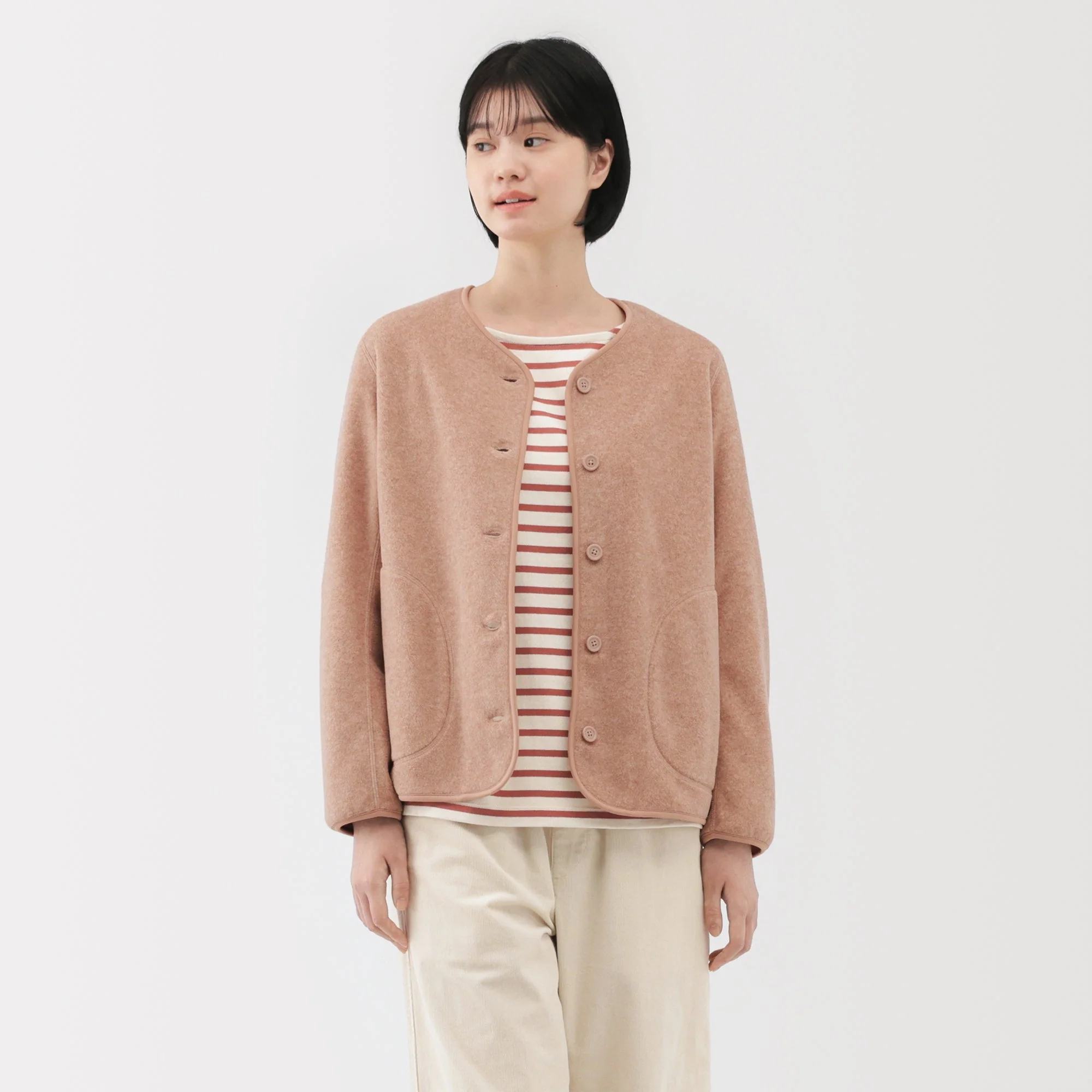 Recyclable Fleece Cardigan - Image 3