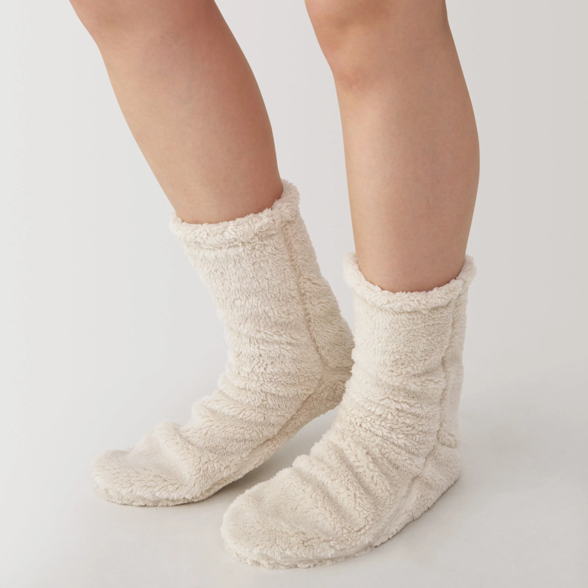 Right Angle Boa Fleece Cozy Socks - Image 8