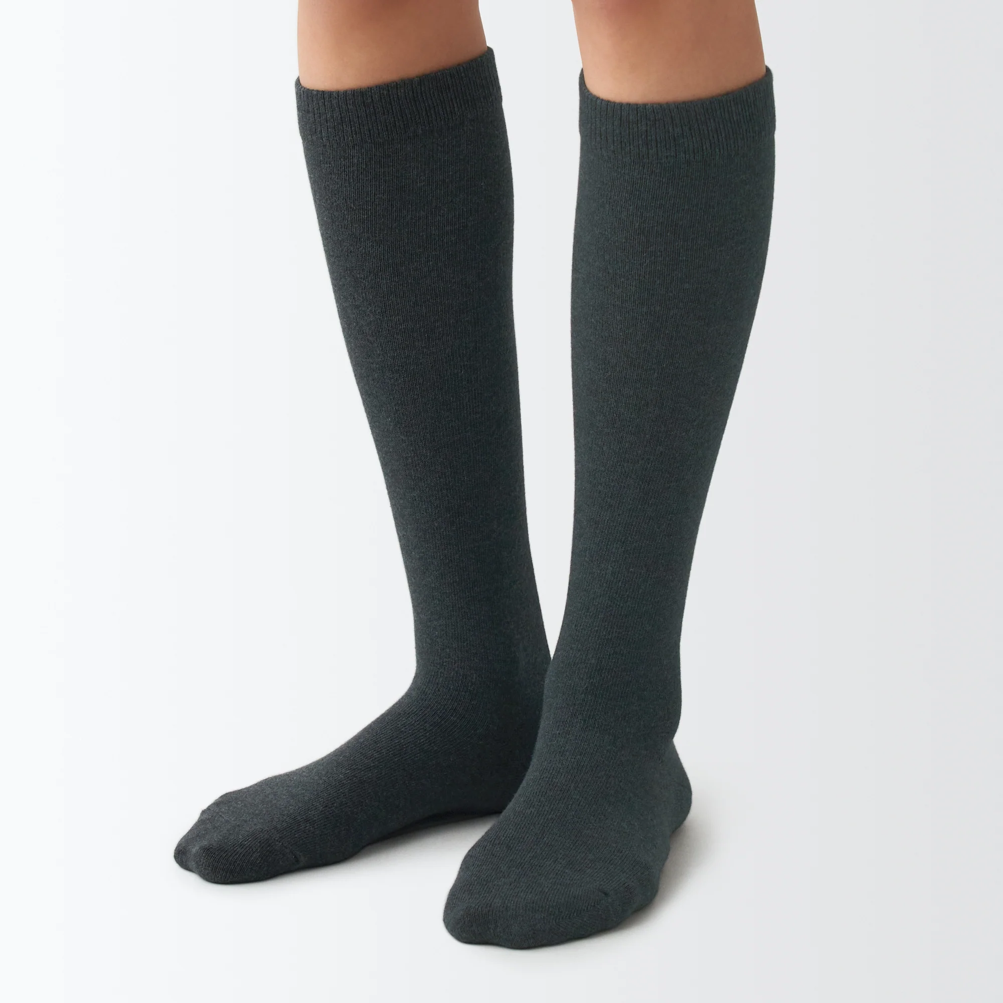 Right Angle No Elastic High Socks