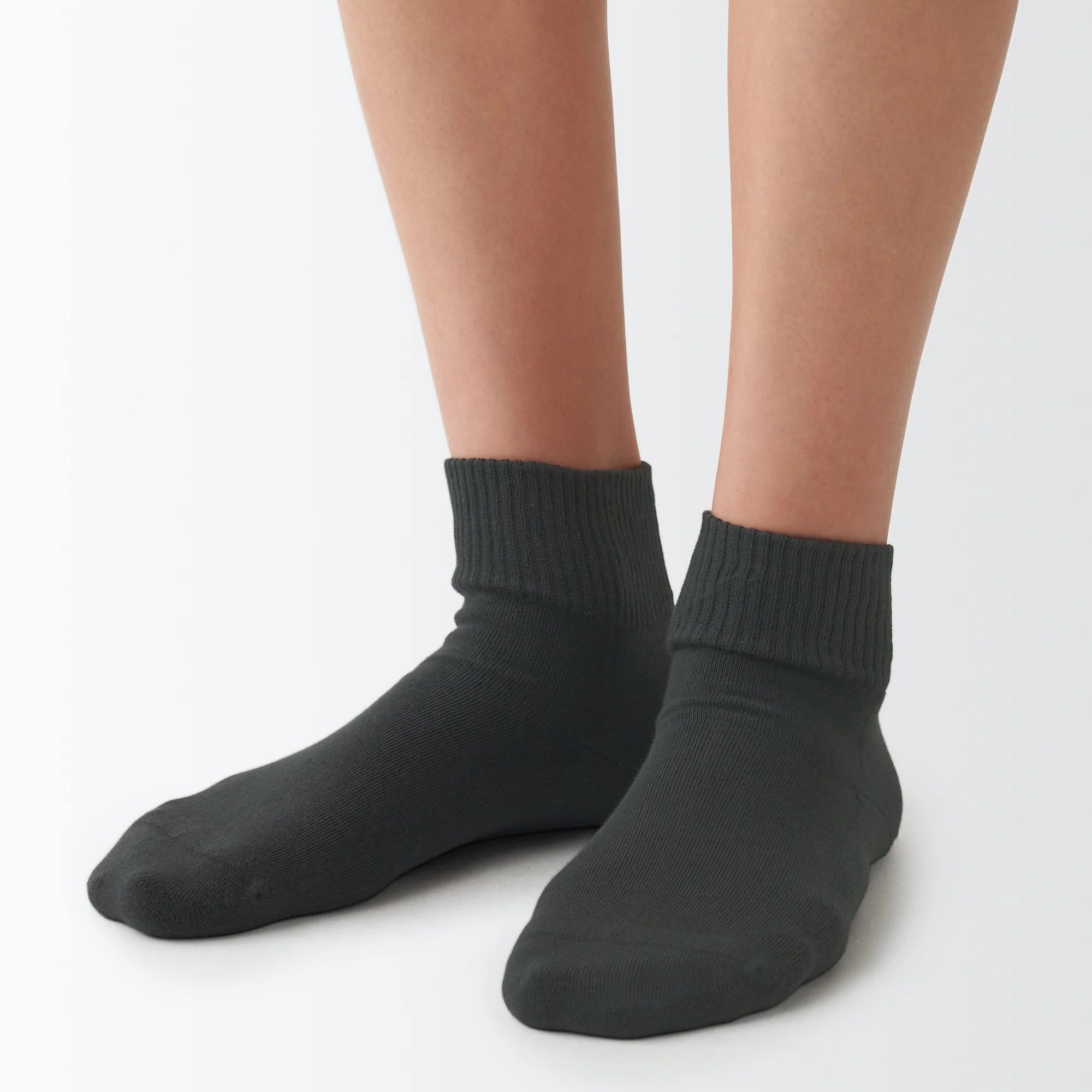 Right Angle No Elastic Pile Short Socks