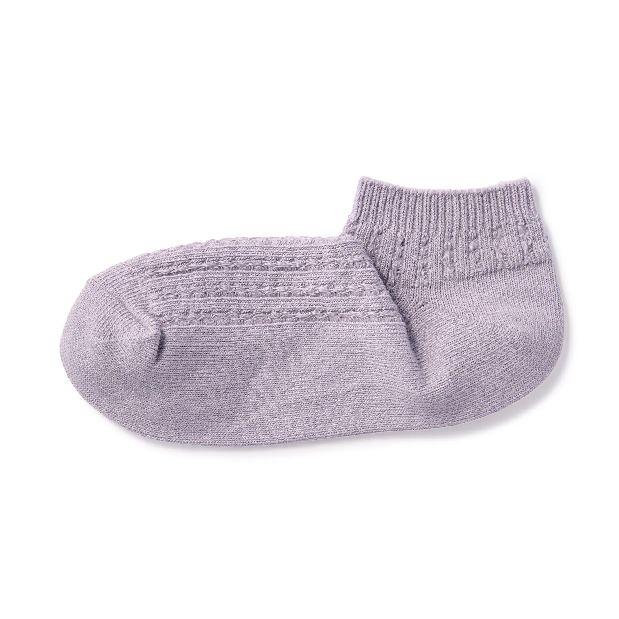 Right Angle Pattern Stitch Sneaker Socks - Image 11