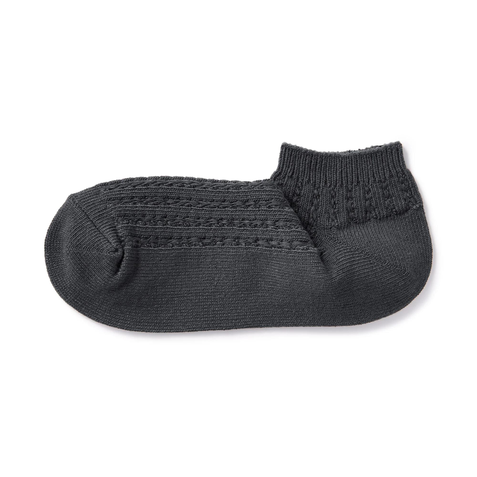 Right Angle Pattern Stitch Sneaker Socks - Image 17