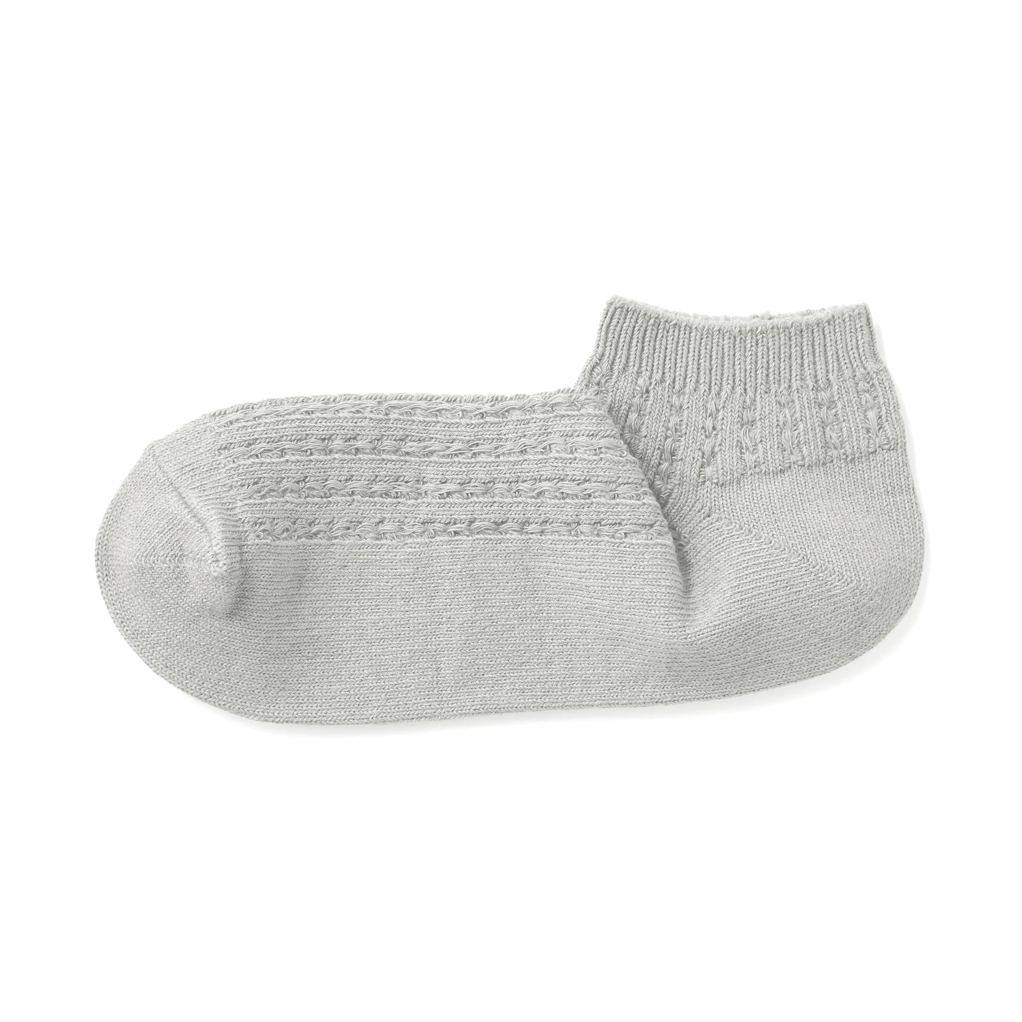 Right Angle Pattern Stitch Sneaker Socks - Image 29