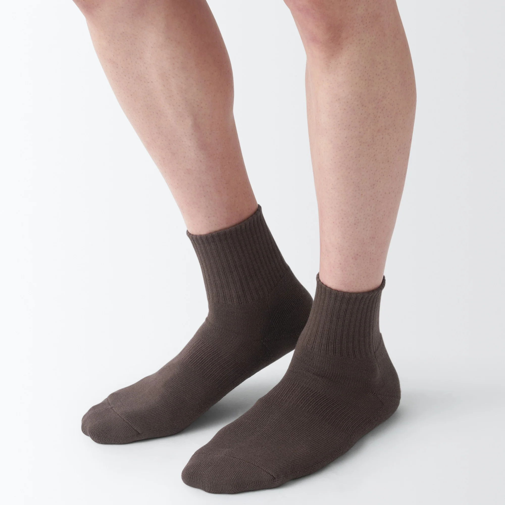 Right Angle Pile Short Socks