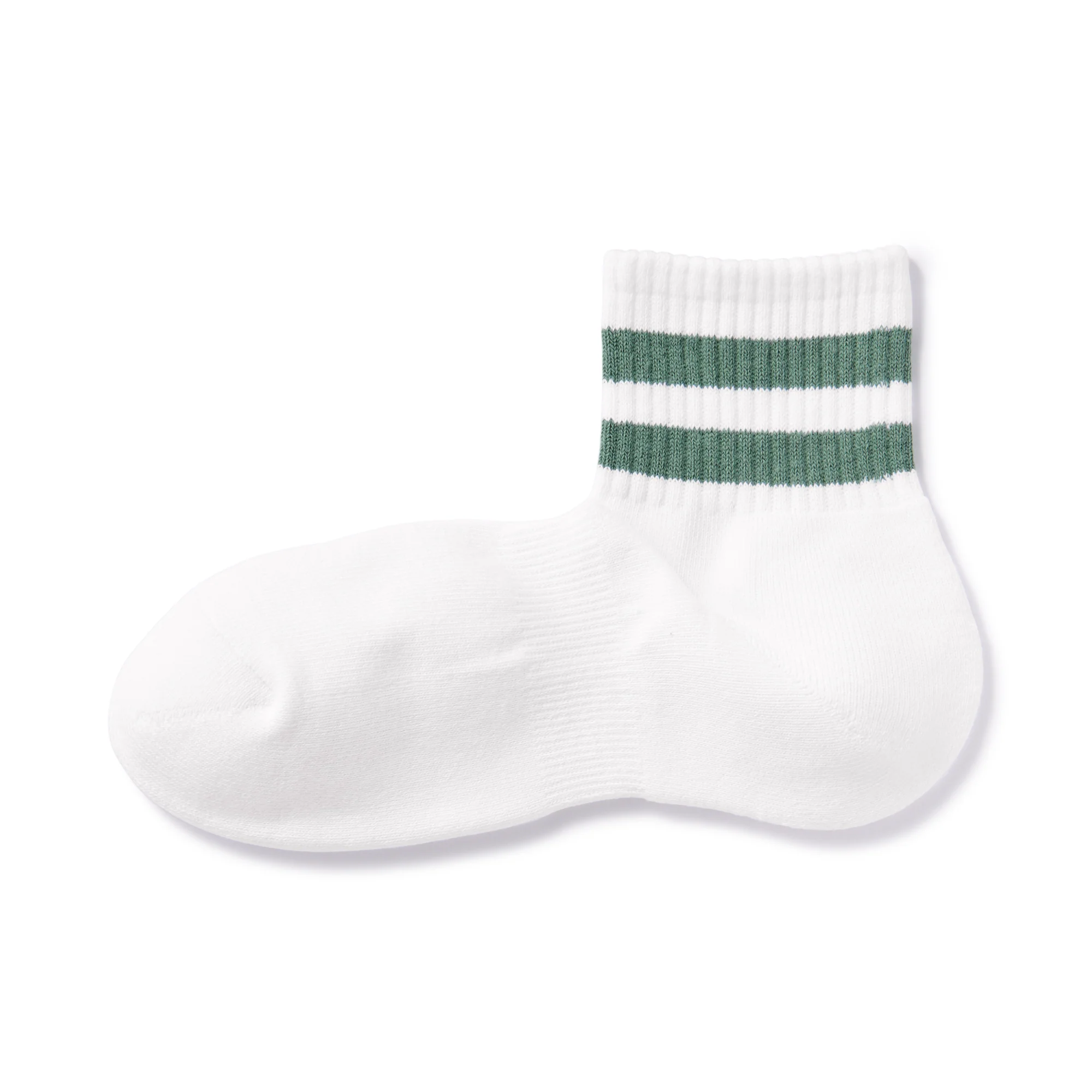 Right Angle Pile Striped Short Socks - Image 5