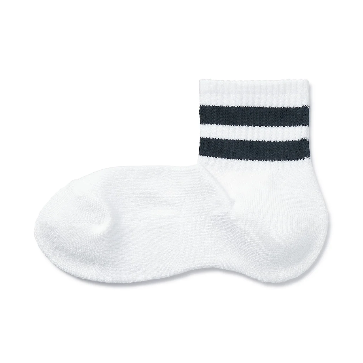 Right Angle Pile Striped Short Socks - Image 7
