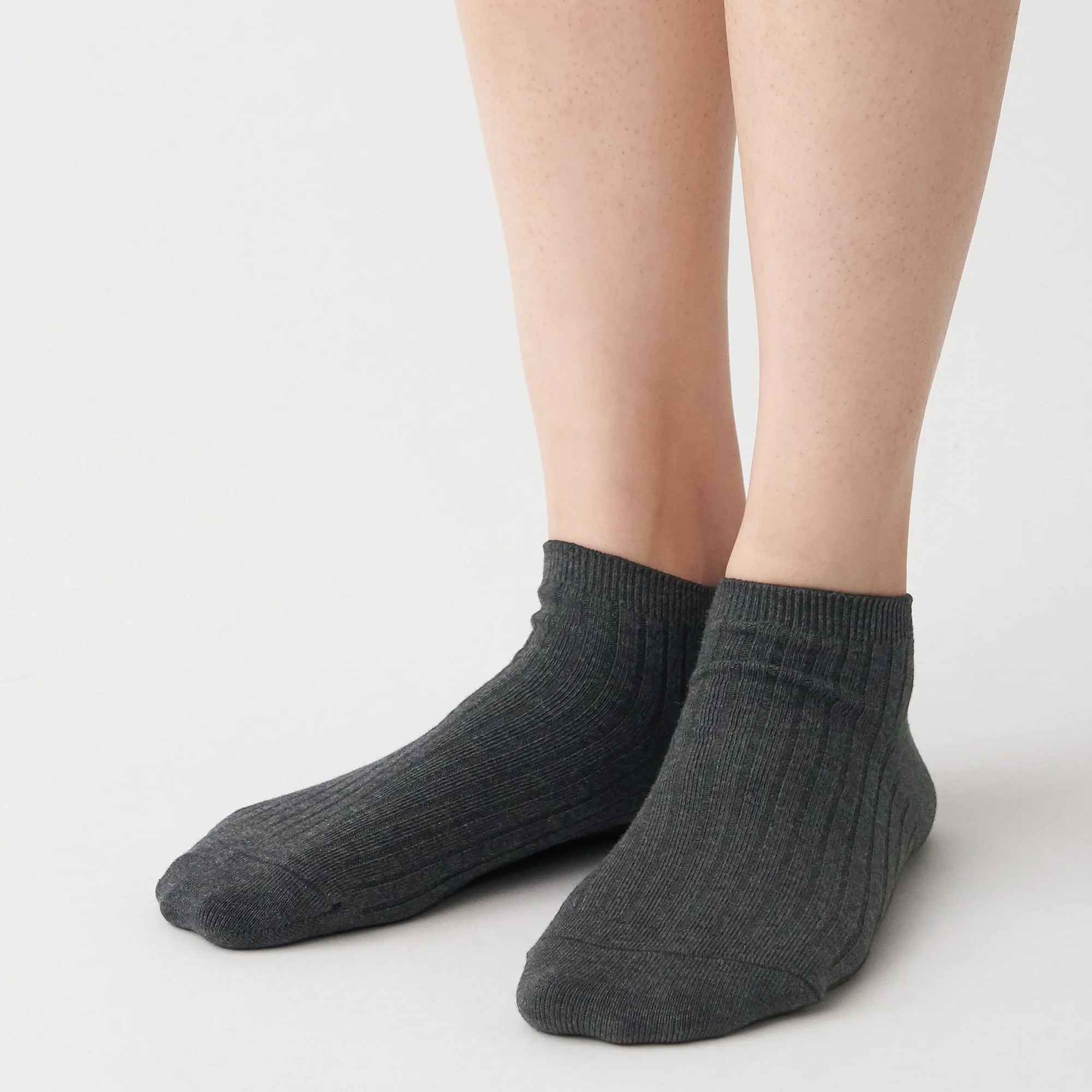 Right Angle Rib Sneaker Socks 23-25cm - Image 12