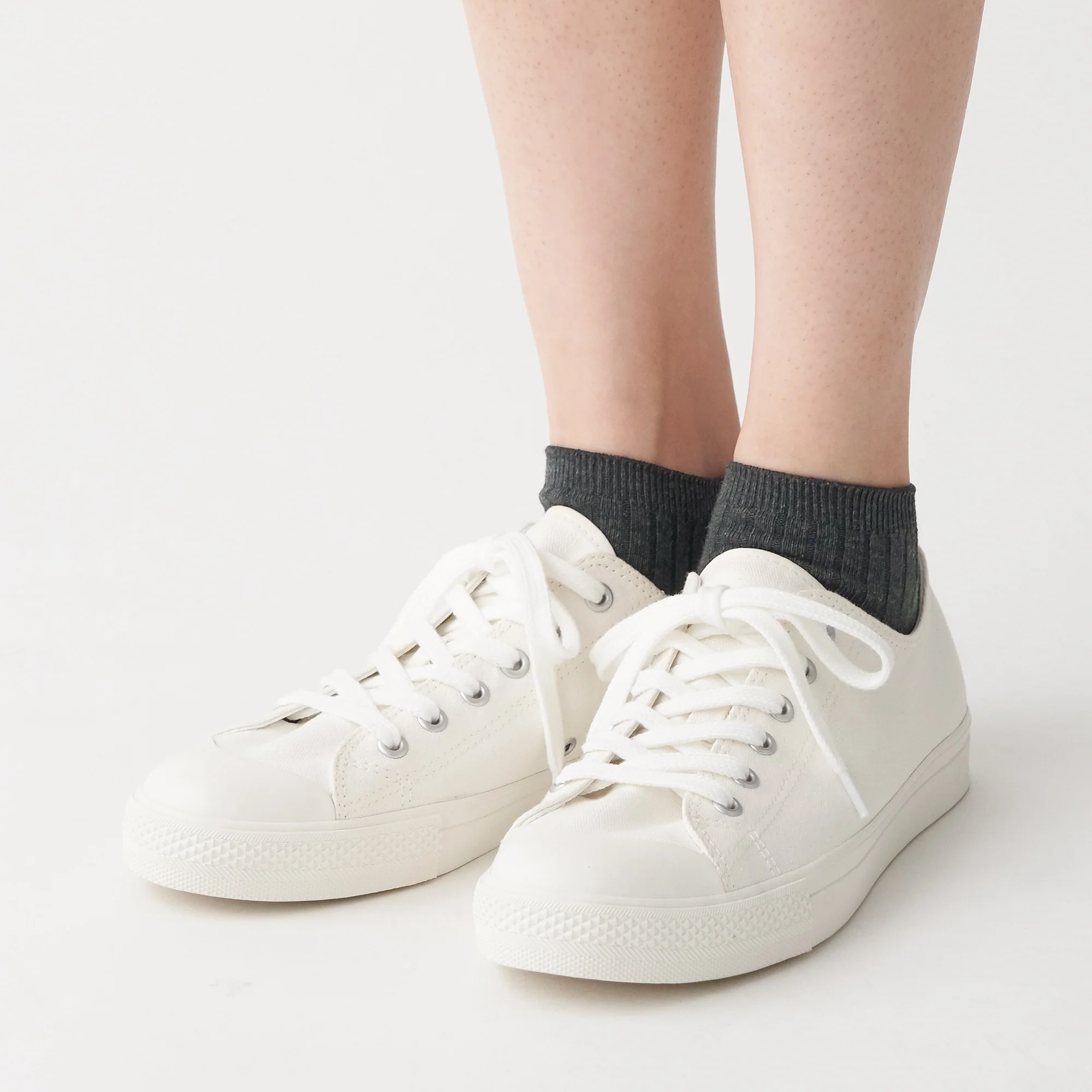 Right Angle Rib Sneaker Socks 23-25cm - Image 13