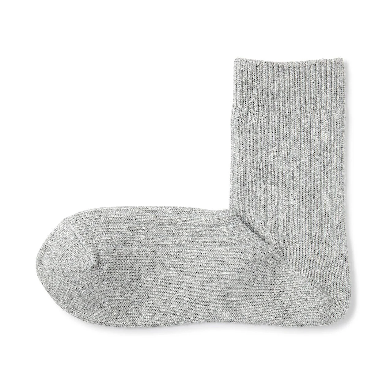 Right Angle Ribbed Thick Short Socks - Image 3