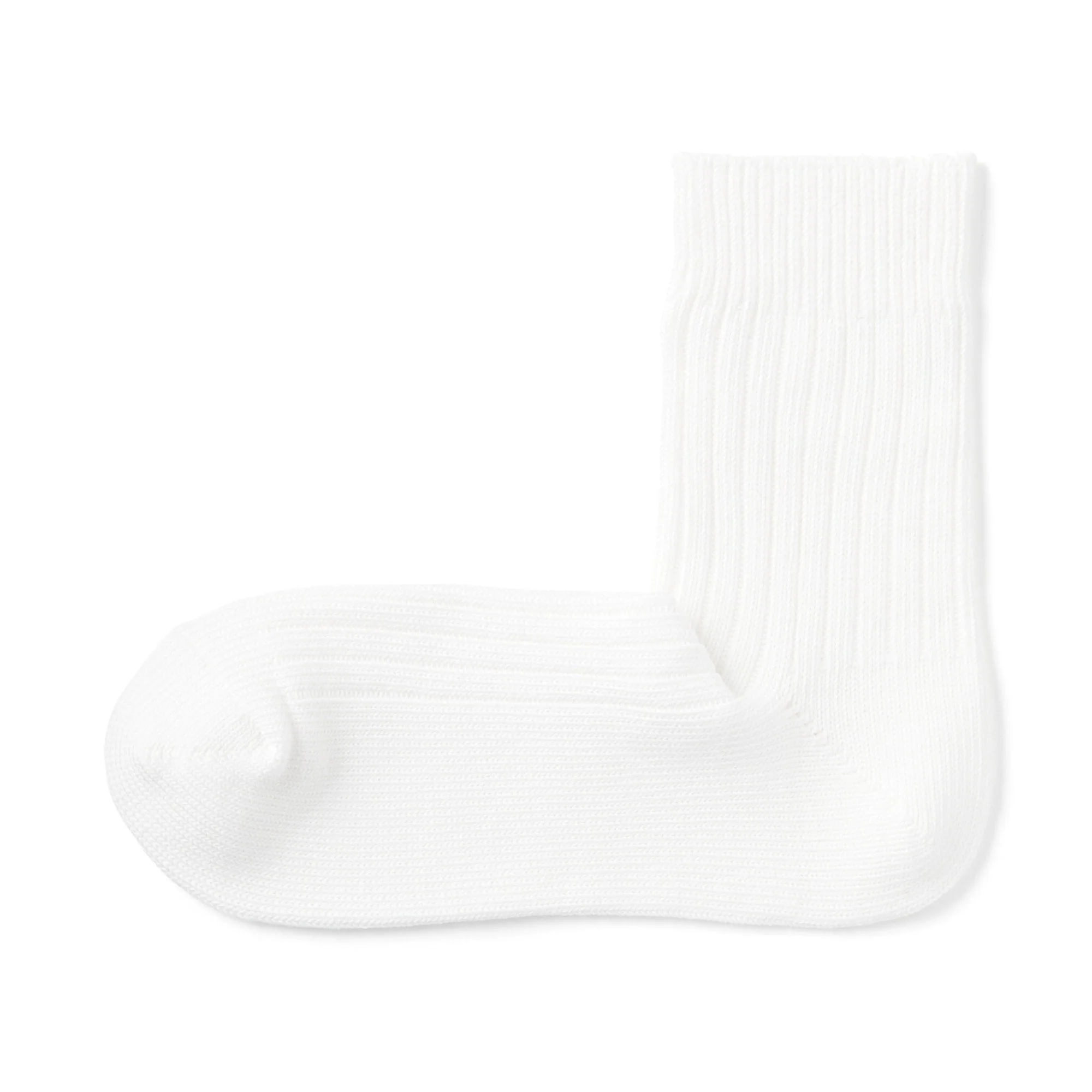 Right Angle Ribbed Thick Short Socks - Image 5